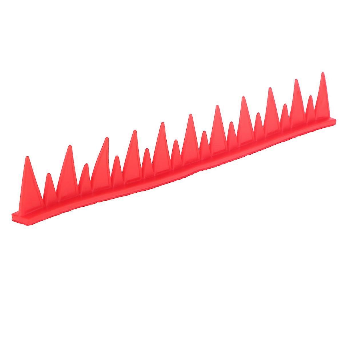 Retro Patch for Motorcycle Decoration Made of Durable Plastic Red Sharp Design Fits All