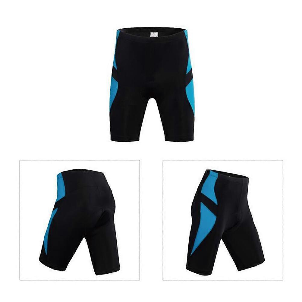 Reflective Cycling Shorts for Men Designed for Biking and Road Riding Available in Large Size and Blue Color in 1Pcs