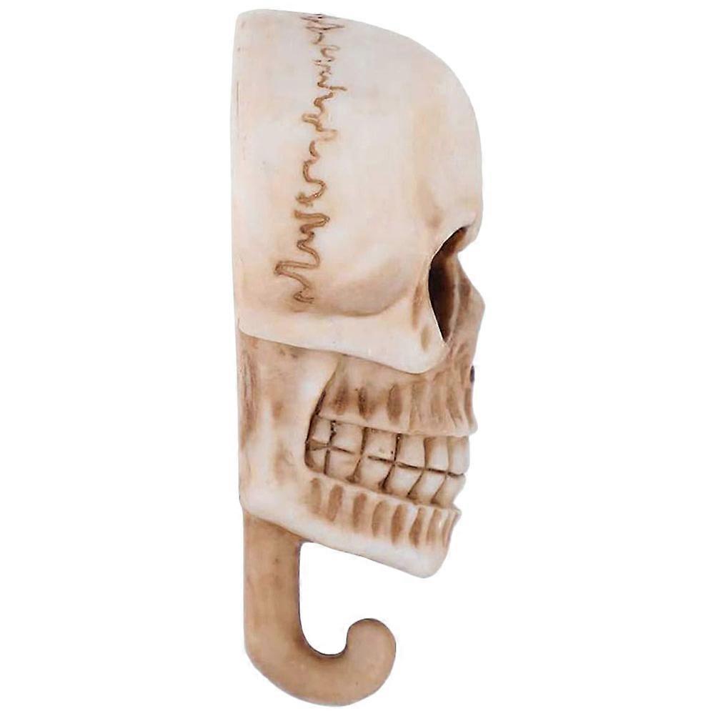 Skull Design Wall Hook Multi Function Decorative Clothing Hook for Keys Scarves Halloween Decor Handmade Home Office Use
