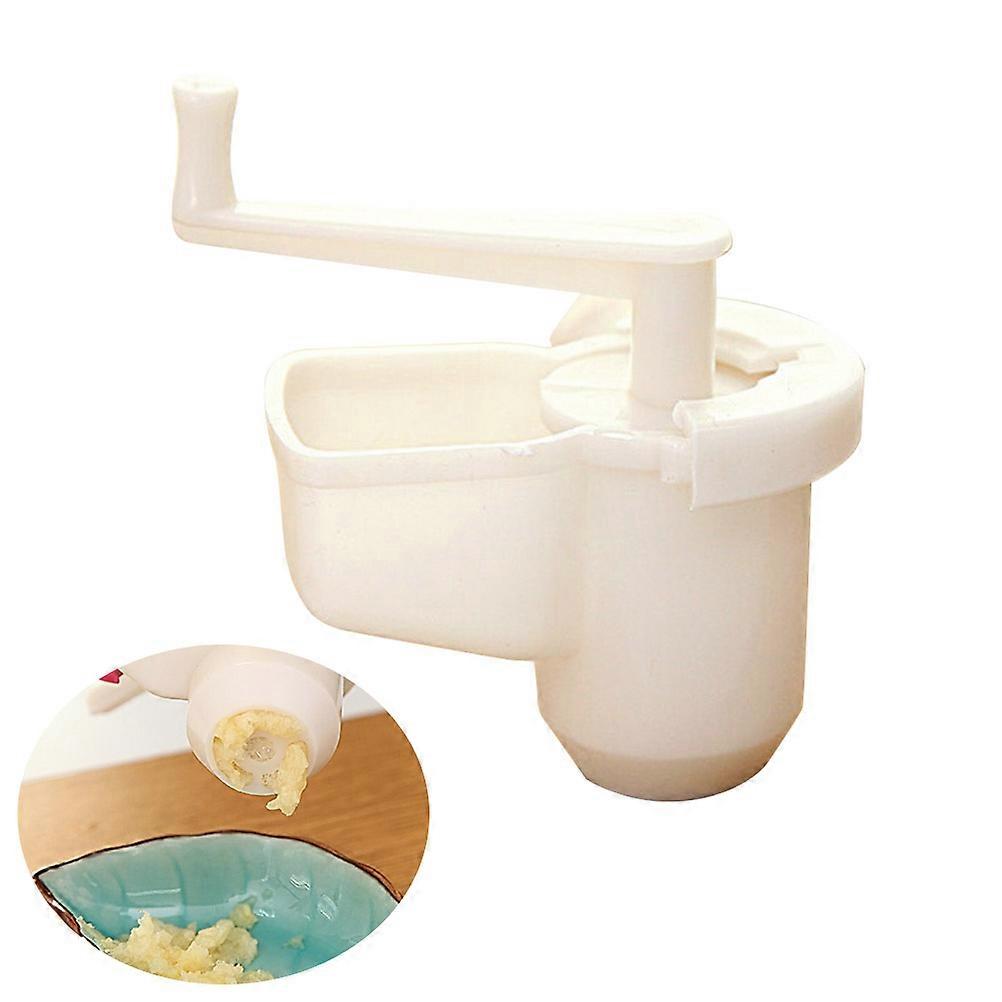 Garlic Shredder for Home Use NonToxic PP Material White Color Eliminates Odor 3.5 Inches