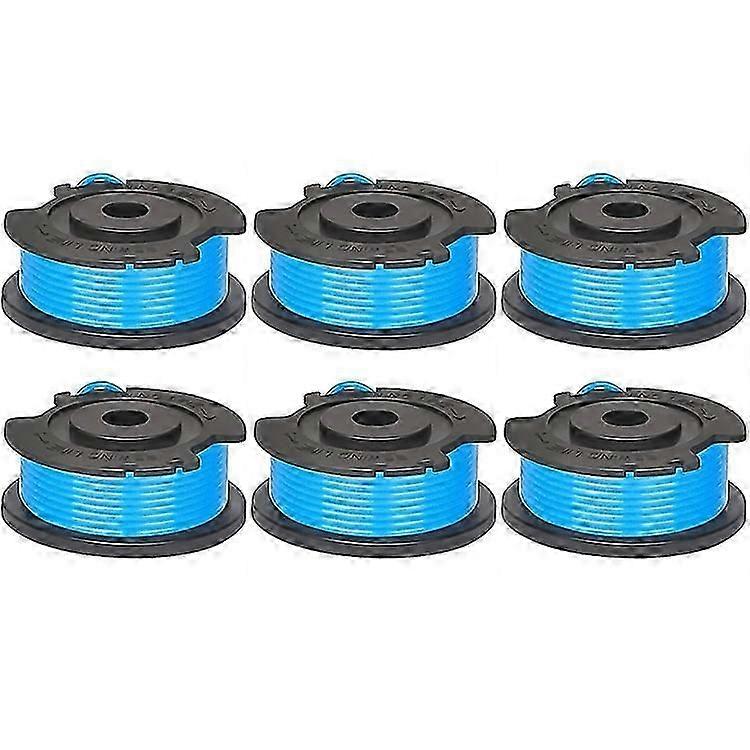 Type A 6Pcs Nylon Rope Line Spool for Greenworks BST4000/ST40L00/2100702 Lawn Mower Replacement