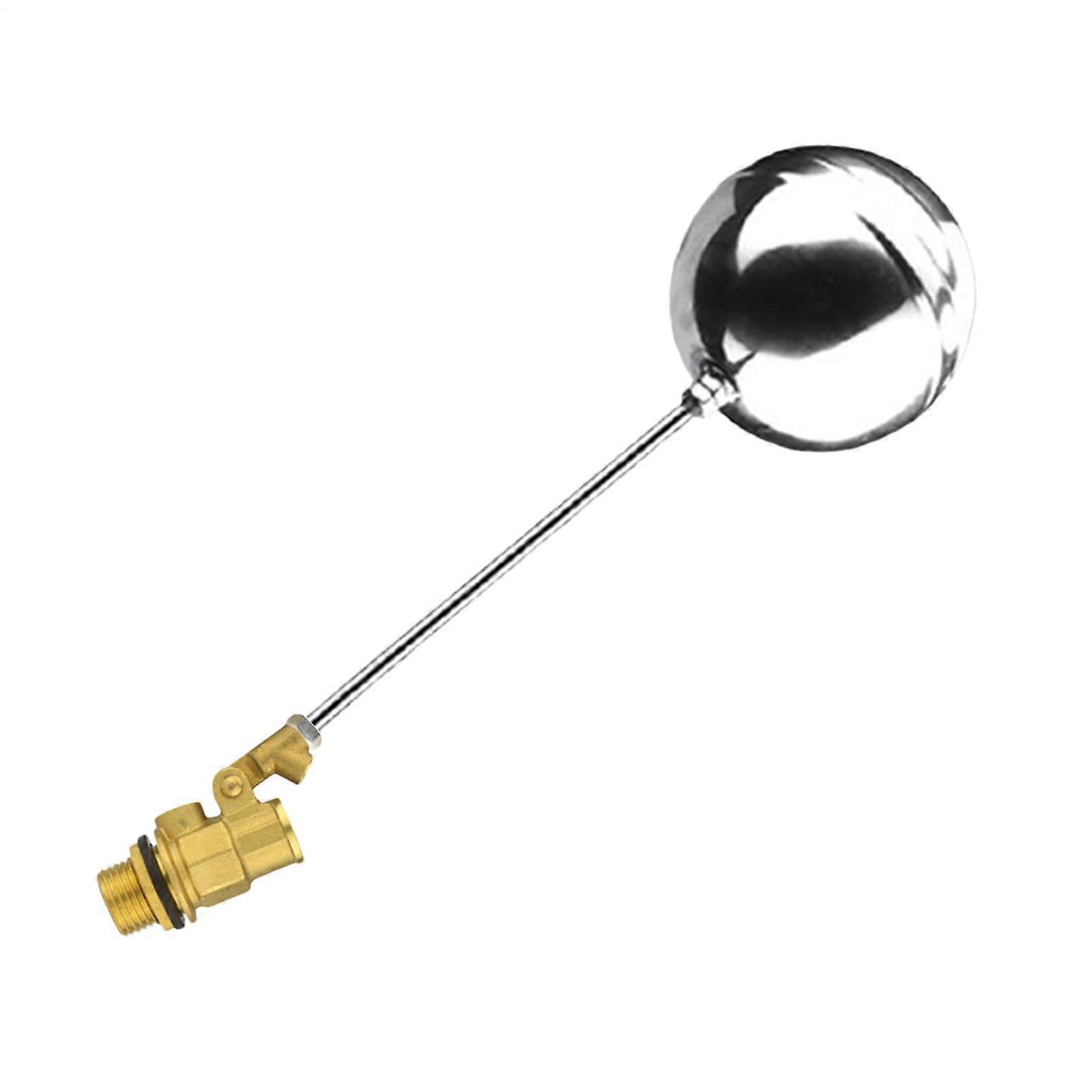 Water Tank Float Ball Valve 1 Inch, Automatic Level Control with Fill Stop