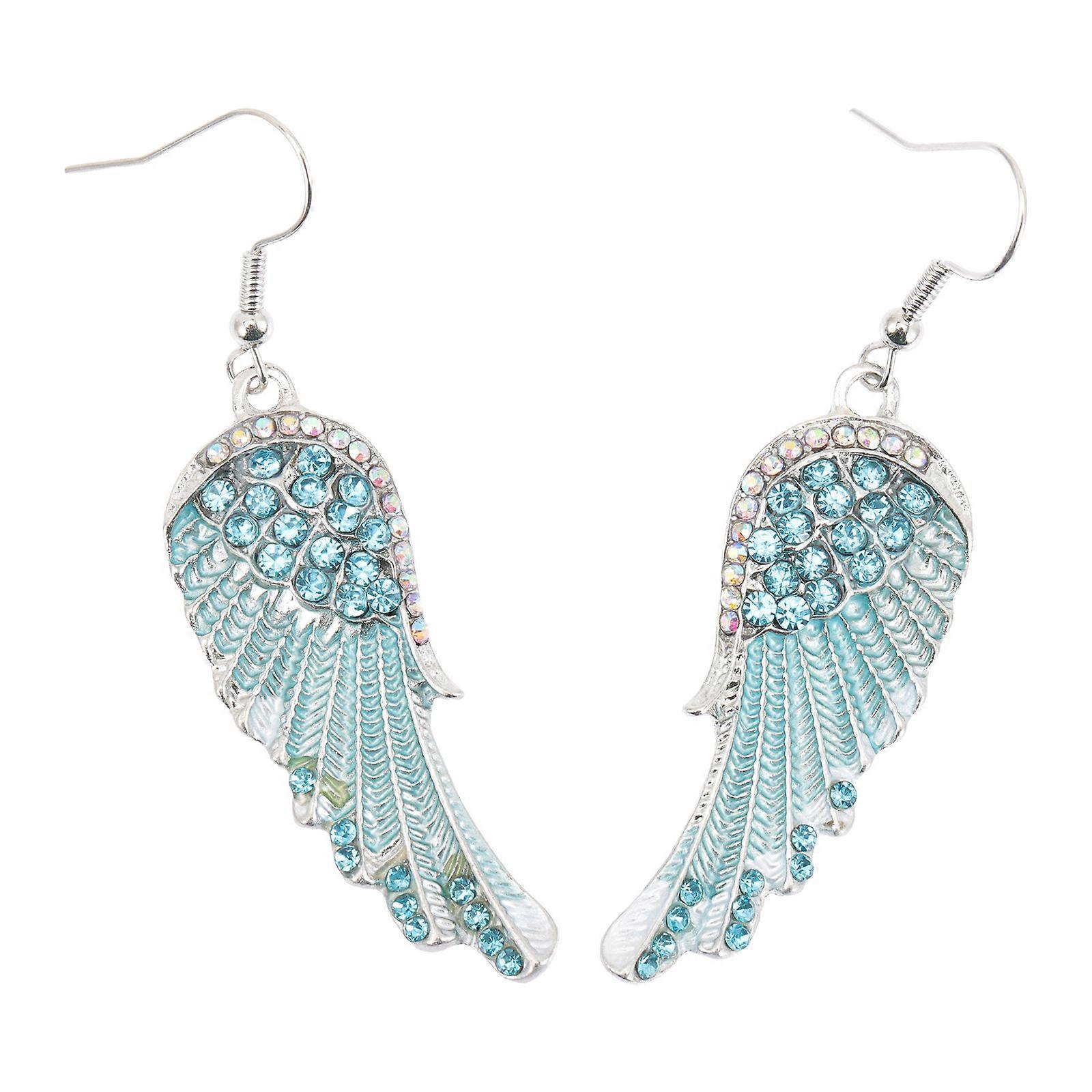 Dangle Hook Earrings for Women Lightweight Comfortable and Shiny with Rhinestones