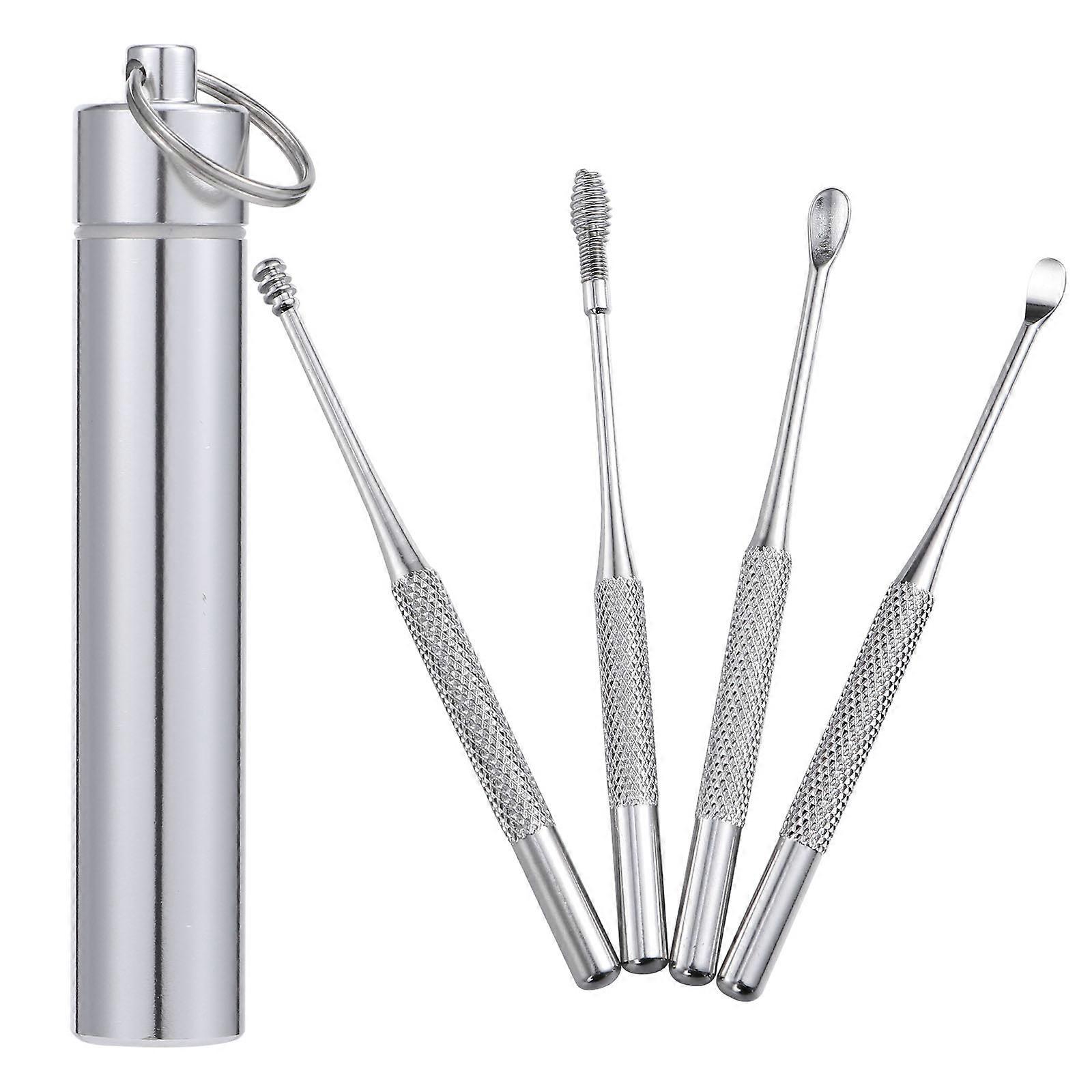Ear Cleaner Set, Ergonomic Ear Wax Removal Tools with Durable Stainless Steel Design