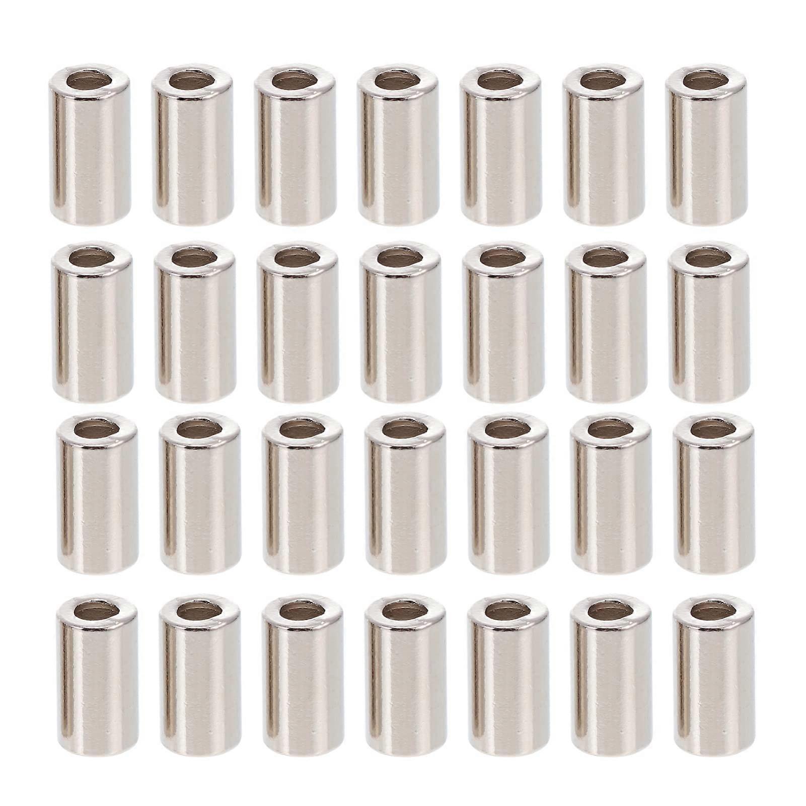 50Piece Alloy Spring Cord Locks for Drawstring Rope Ends, Bell Stoppers, Metal Cord Ends for Lanyard, Clothing, Backpack, Bag DIY