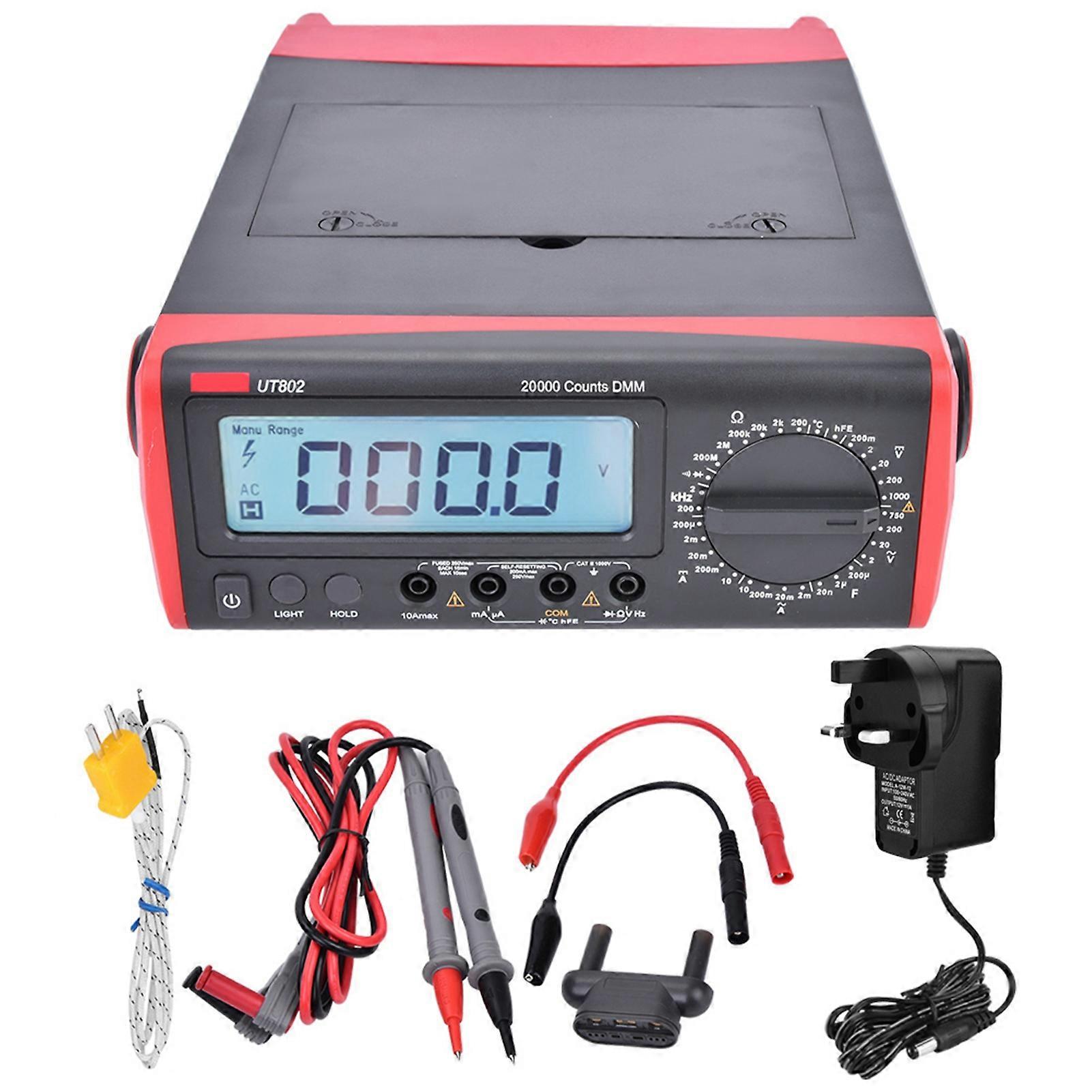 UT802 19999 Count Manual Range LCD Display Dual Use Digital Multimeter
