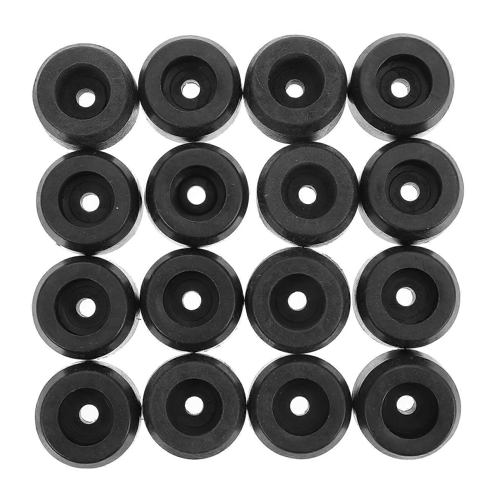16pcs Rubber Feet Pads for Amplifier, Speaker Cabinets, Furniture Bumpers, Floor Protector, Cutting Boards, Instruments