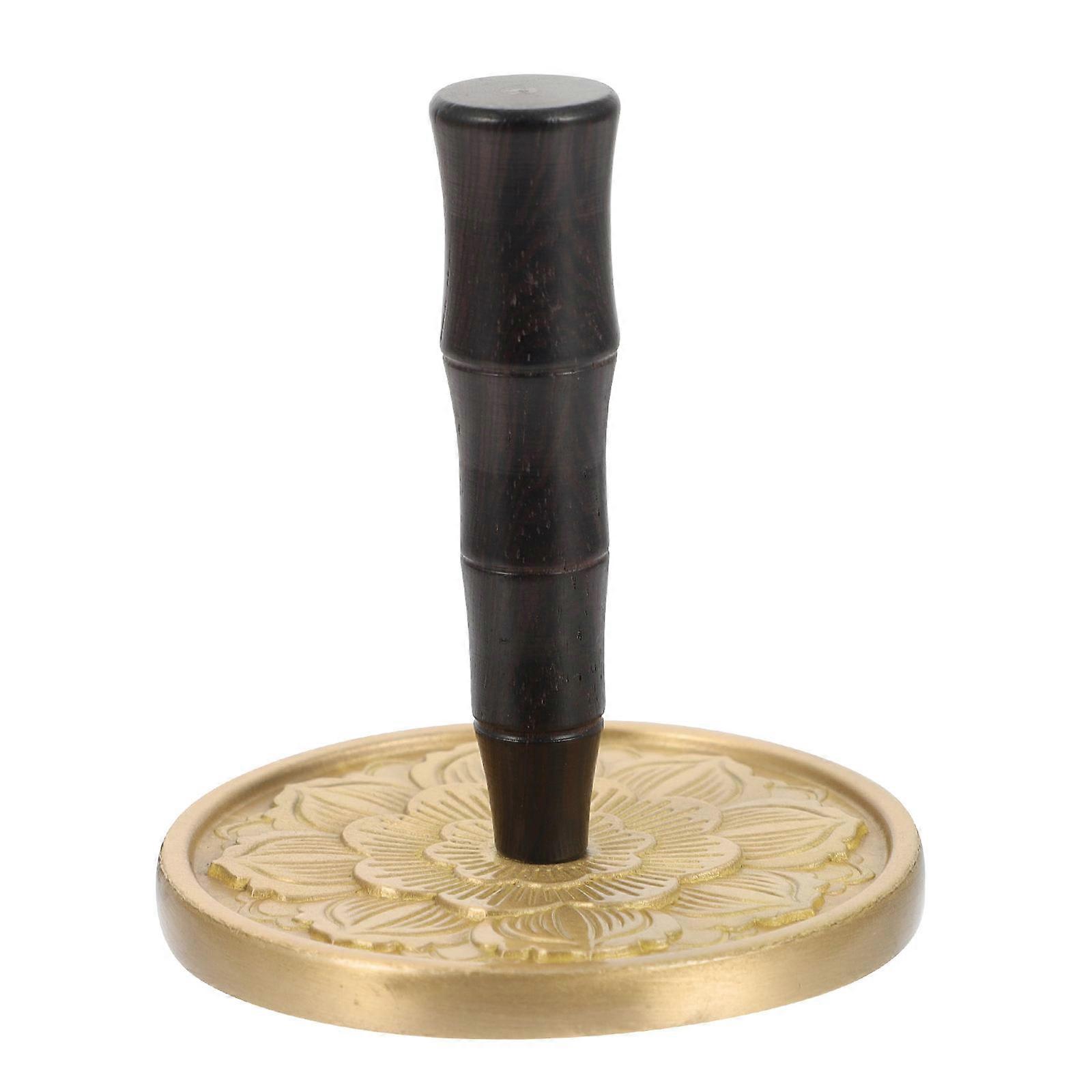 Vintage Style Incense Ash Press Mold with Handle – Practical Tool for Home, Office, and Yoga Room Use