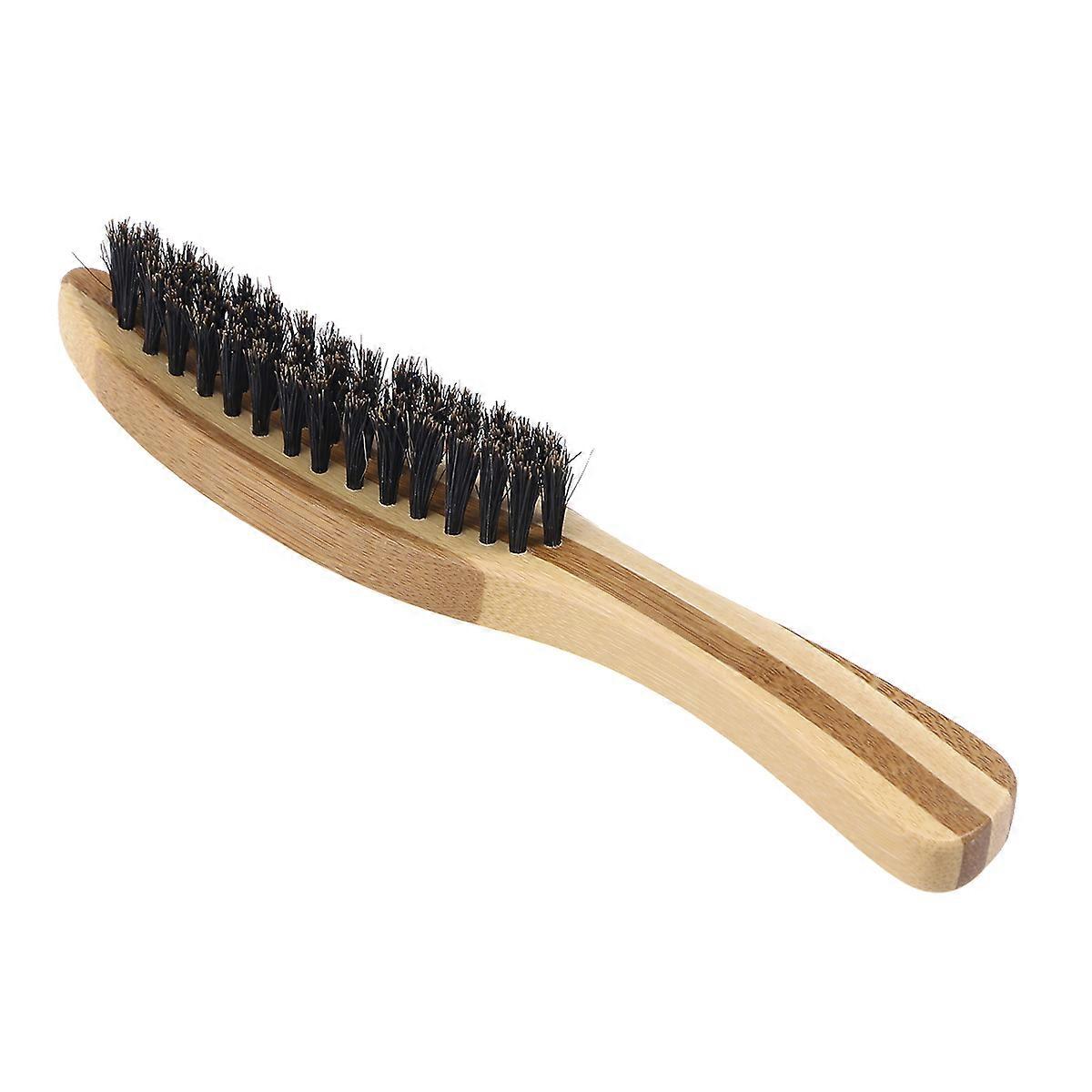 Handmade Bristle Beard Brush For Men With Anti-Static Feature Ideal For Use In Barber Shop Or Salon 1Pcs