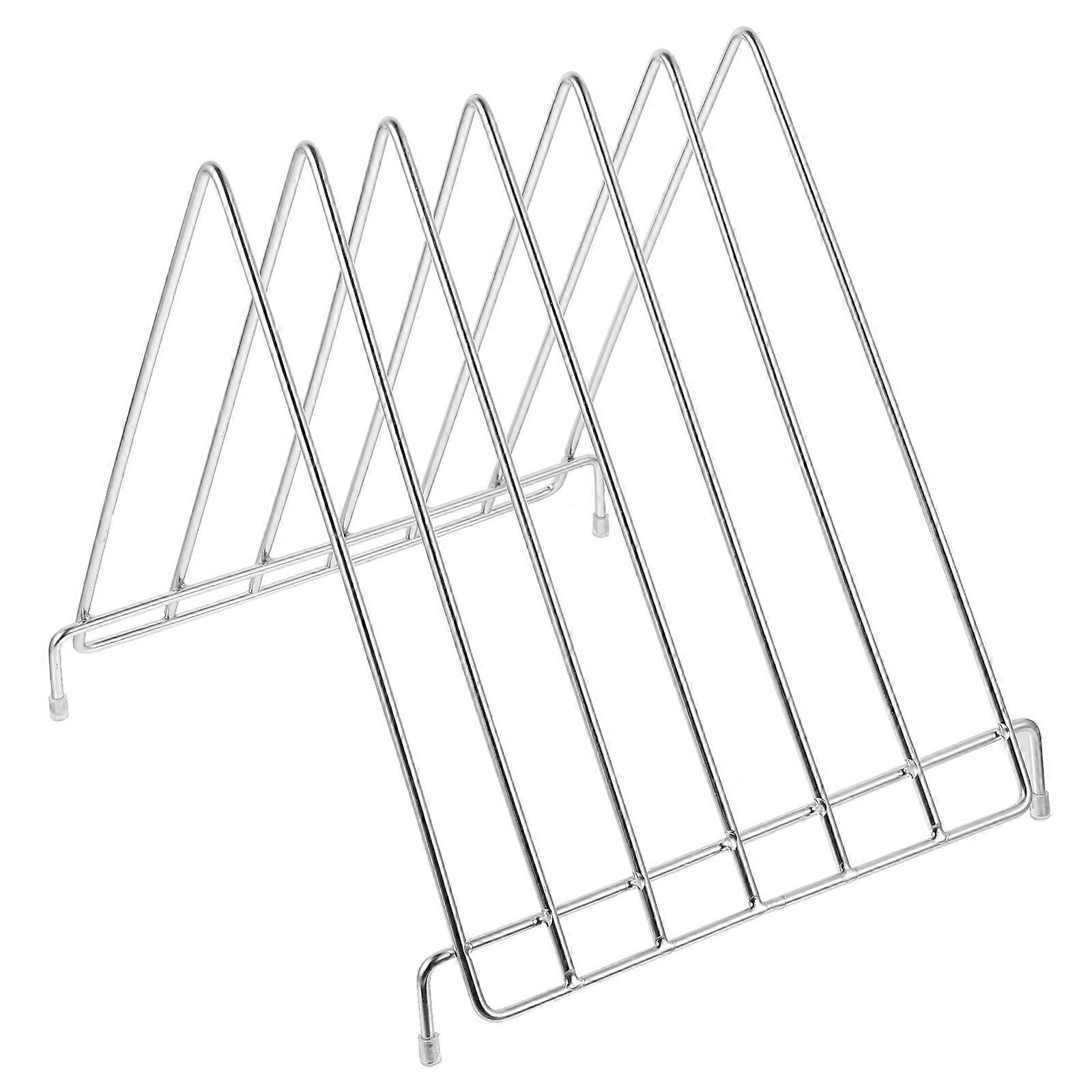 Stainless Steel Kitchen Drainage Rack For Compact Spaces And Kitchen Use With Nonslip Feature In Silver Color 1Pack