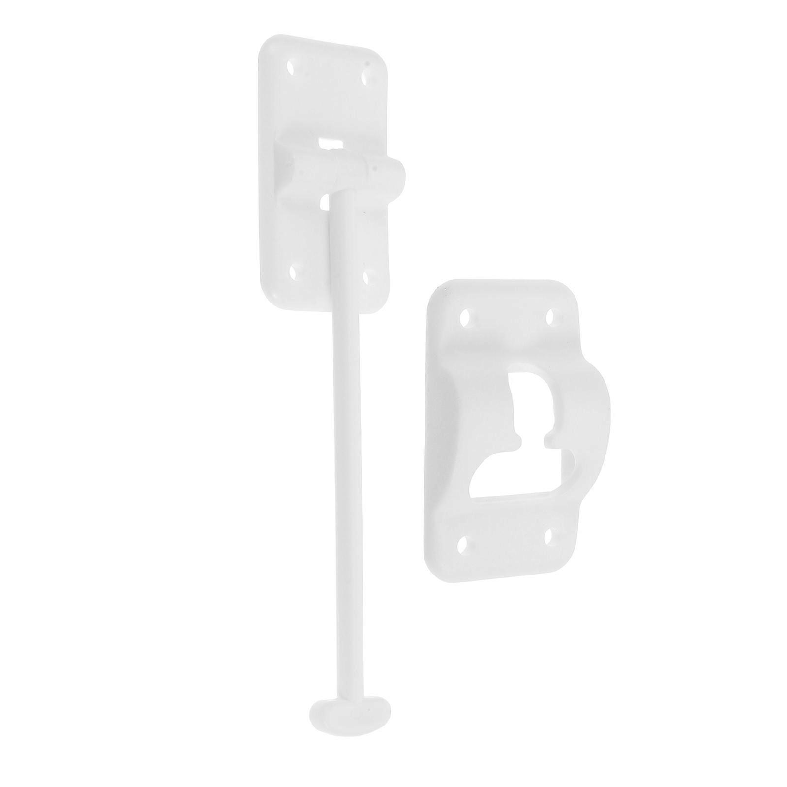 Versatile Latch For RV Owners And Campers Durable Plastic Construction White Stable Latch 1Pcs