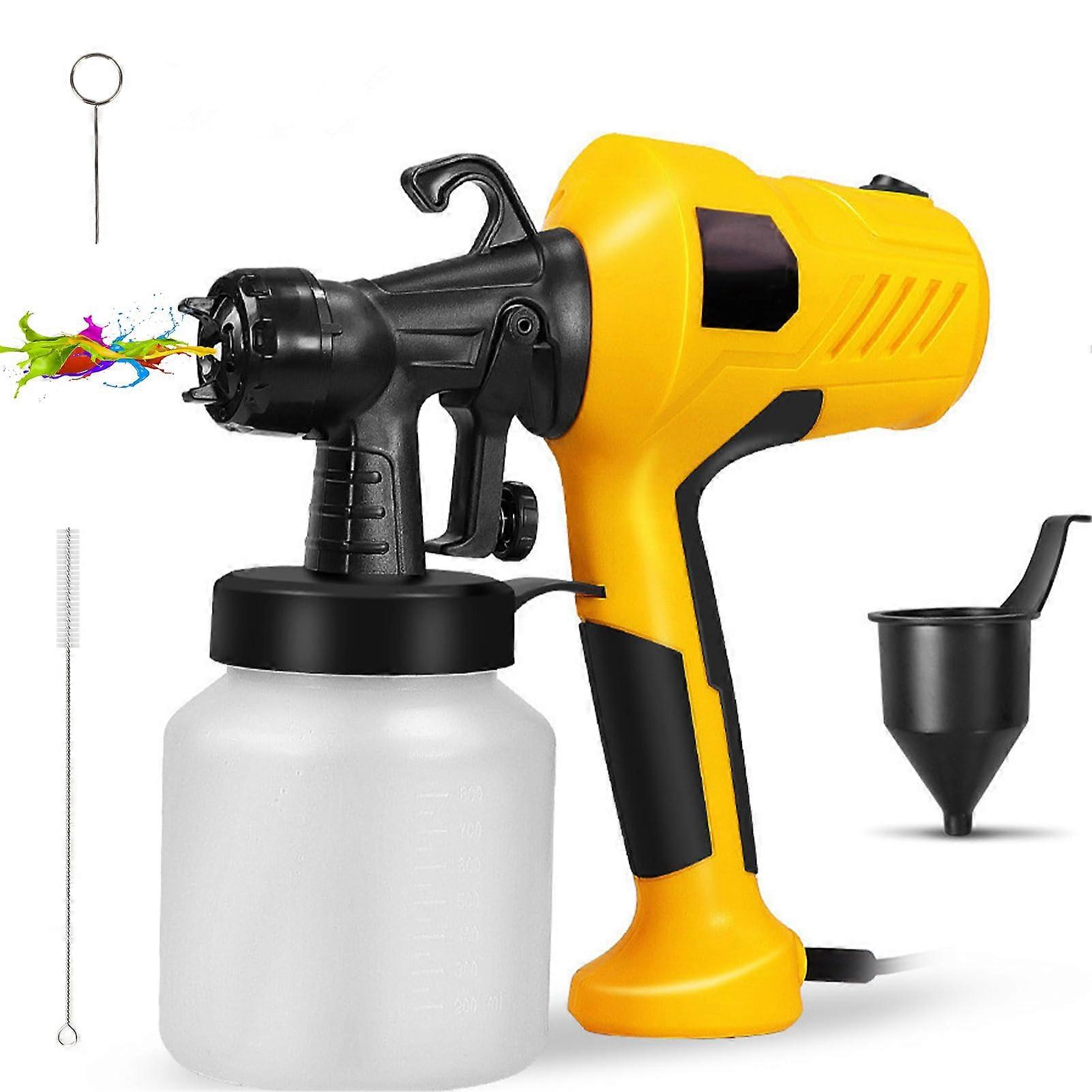 Electric Paint Spray Gun with 800 ml Container, 2.5 mm Nozzle, Wall Paint Spray System for Garden Fence, Walls, Furniture, and Ceiling.