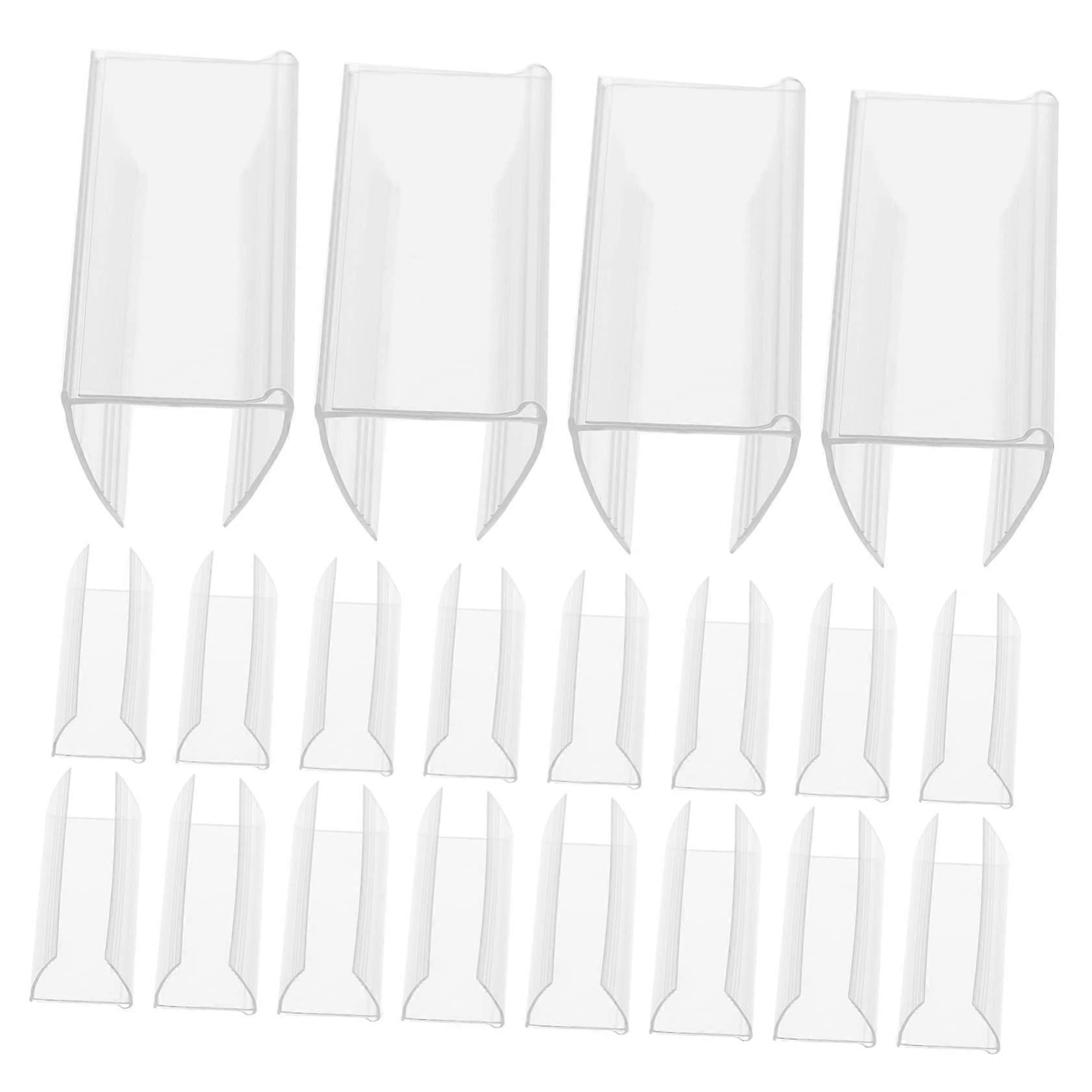 30 pieces label holders, sturdy reusable for supermarket and office shelves