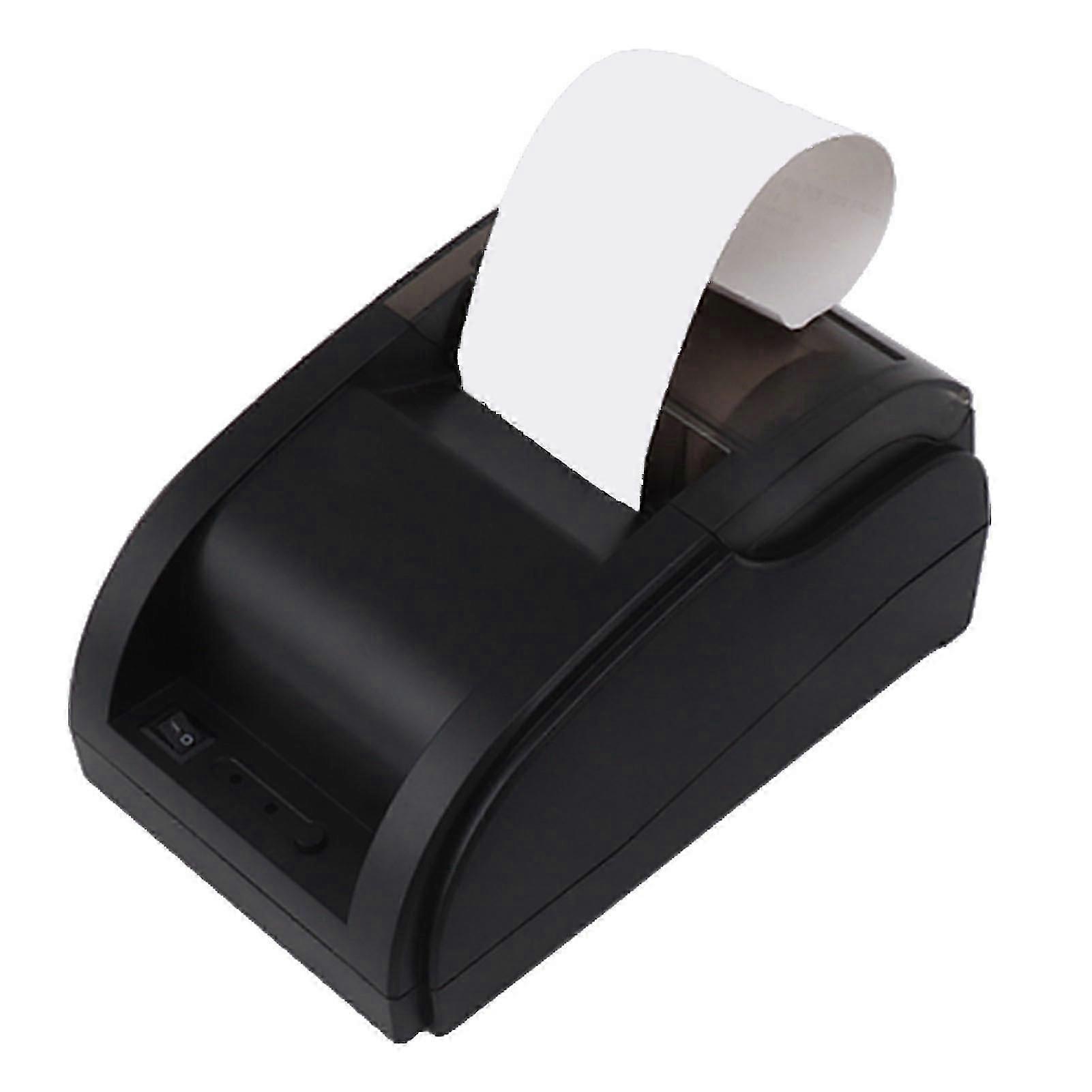 Compact Portable Bluetooth Thermal Receipt Printer 48mm Thermal Receipt Printer Automatic Delivery Order Receiving Bluetooth Ticket Machine 110?240V