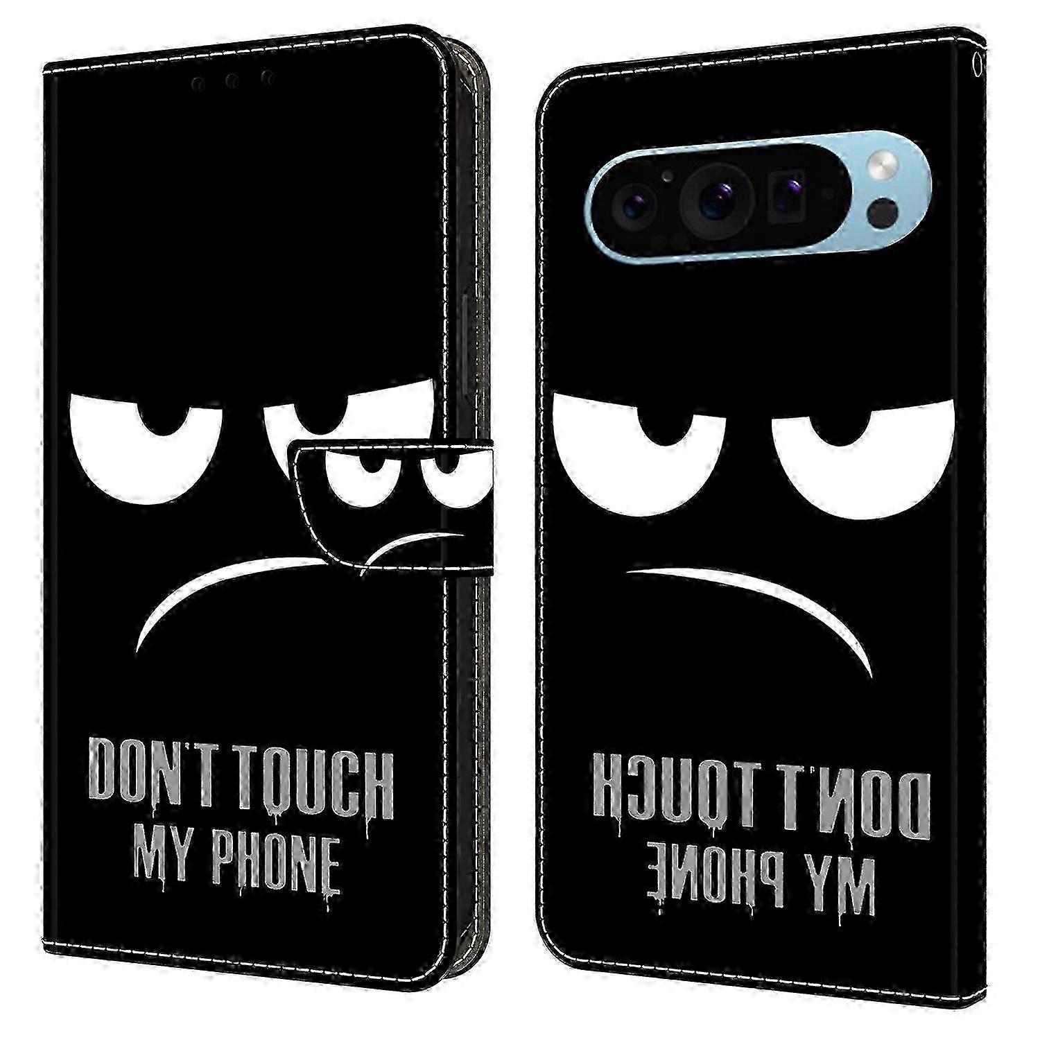 PU Leather 3D Pattern Wallet Phone Case with Magnetic Clasp for Google Pixel 9 / Pixel 9 Pro