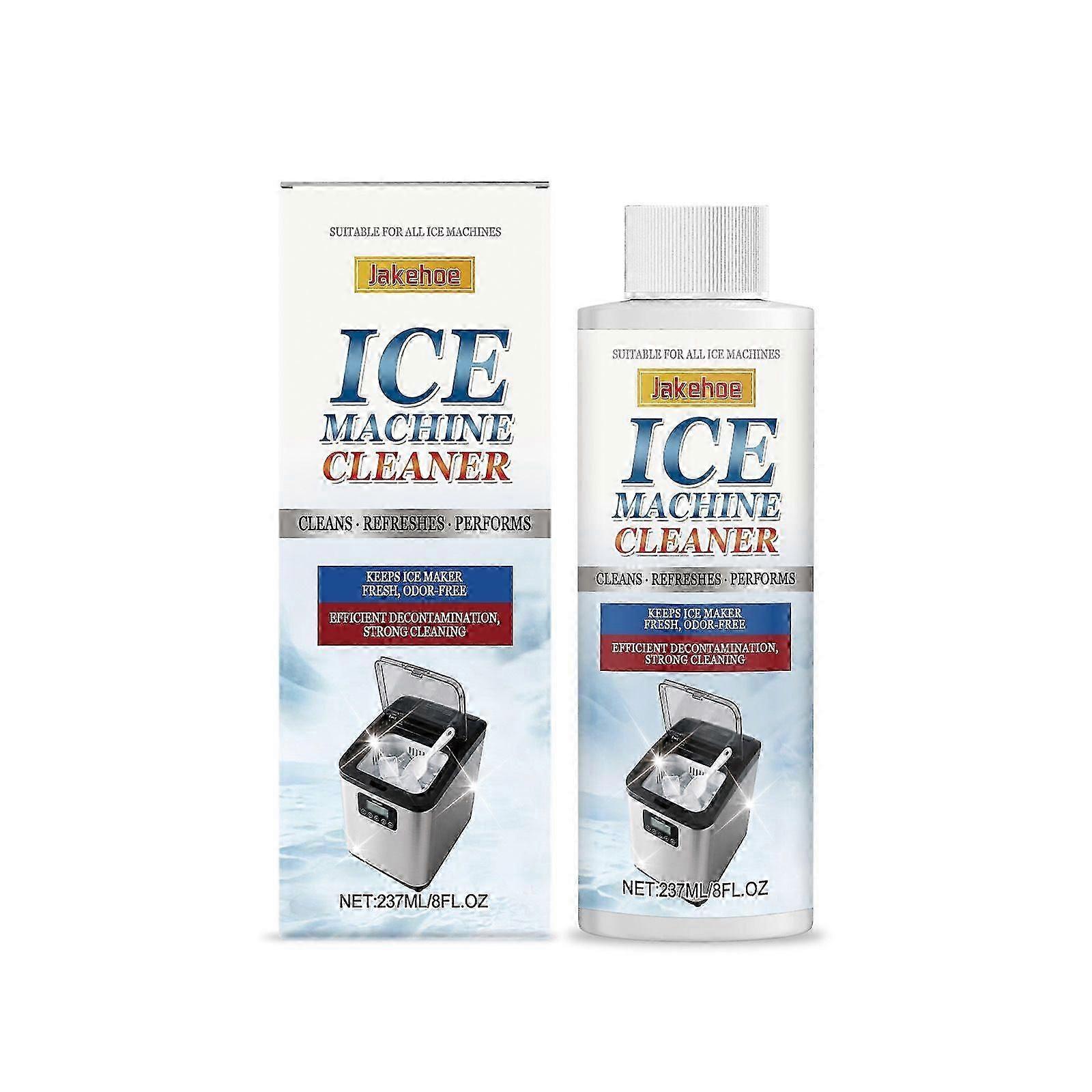 Ice Machine Cleaner Maker Descaler, Nickel Safe Ice Maker Cleaner Solution for Countertop, Portable, Built-in, and Commercial Icemaker