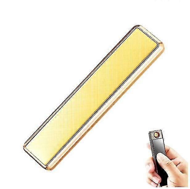 USB מצית קשת עמיד לרוח סליל פרופיל דק לנסיעות קמפינג