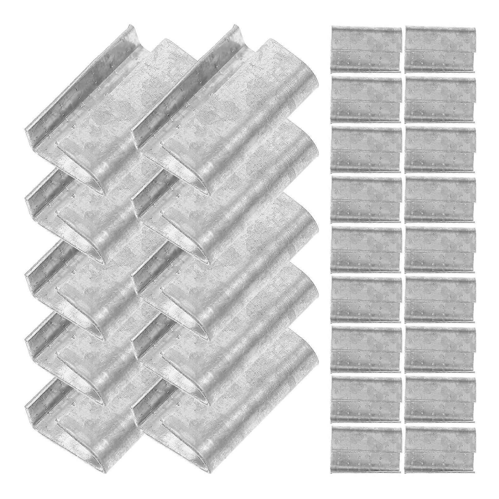 Sturdy Metal Strapping Clips & Buckles for Manual Banding, Packaging, Pet & Pallet Use – Durable, Multi Purpose Seals