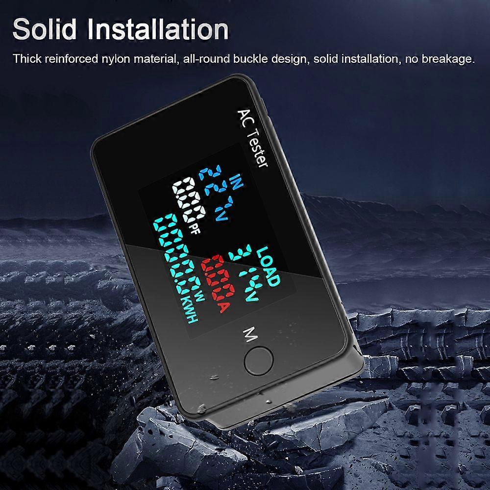 AC Dual Voltage Digital Tester 0-500V Voltmeter 0-100A Ammeter Professional Electricity Power Test Meter Electrician Consumption Monitor Tools