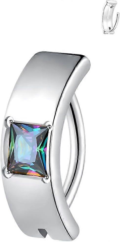 Stor Clicker Navleringe til kvinder Hjerte Runde Firkantede CZ Maveringe