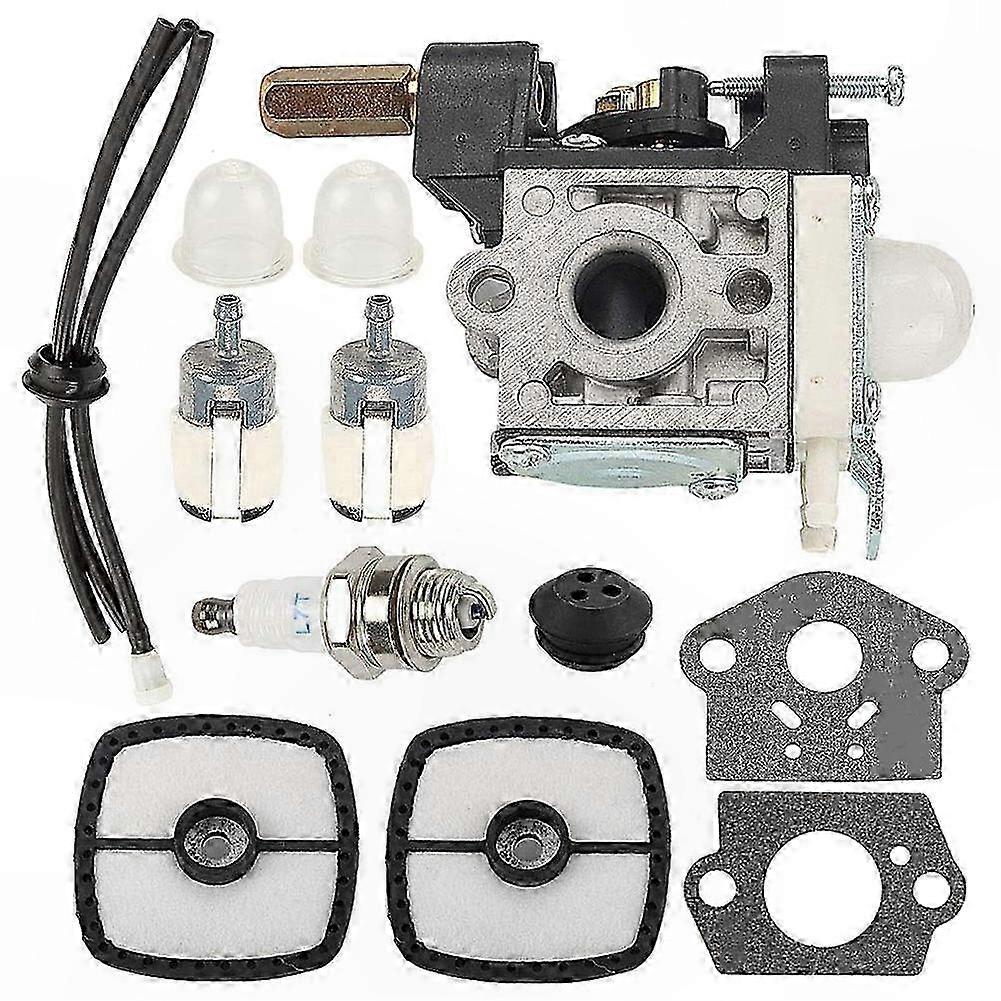 Weed Eater Trimmer Carburetor with Air Filter Tune-Up Kit for SRM-230 SRM-210 GT-200R Models