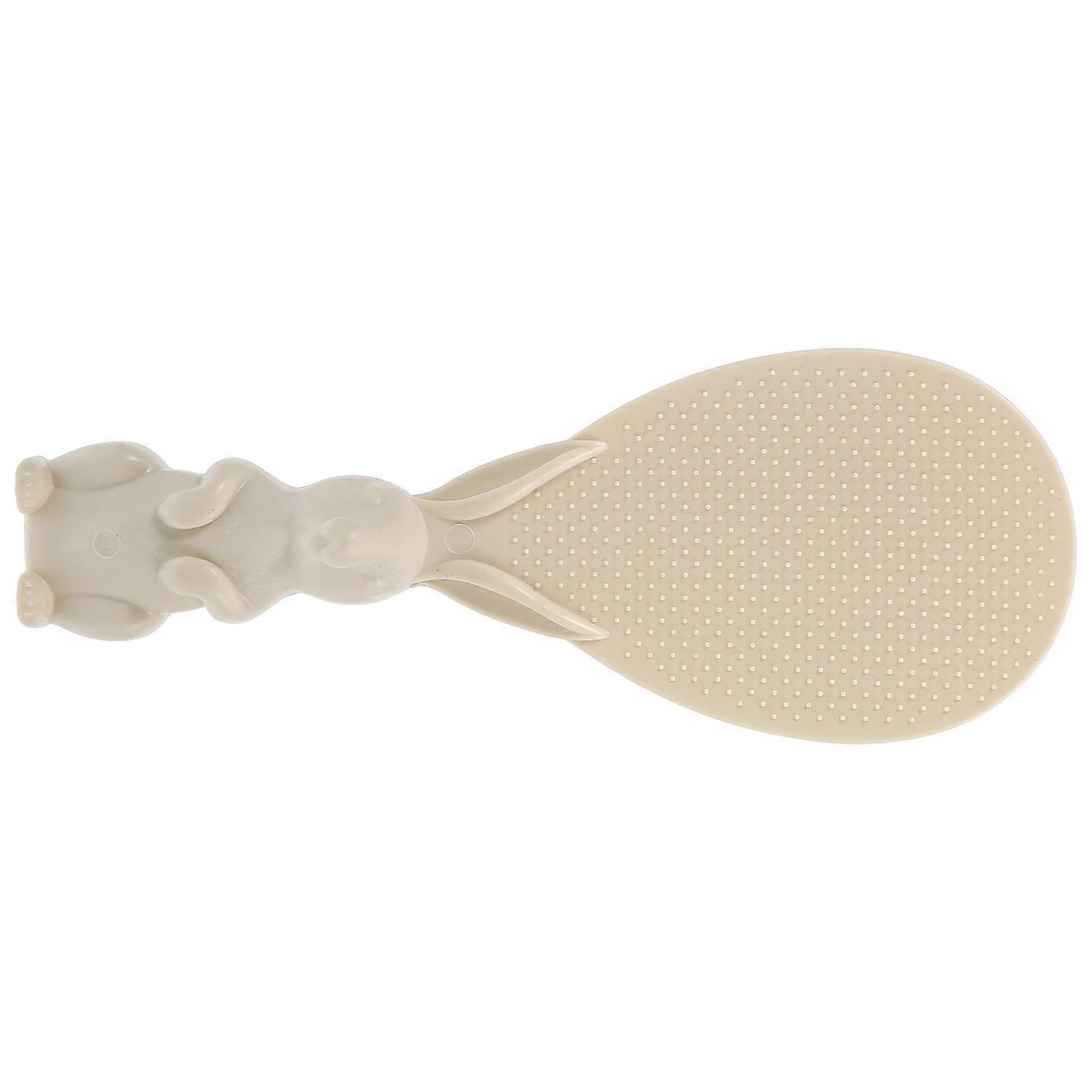 Rice Spoon Kitchen Cooking Brown Pp Lightweight Easy to Use 1Pc