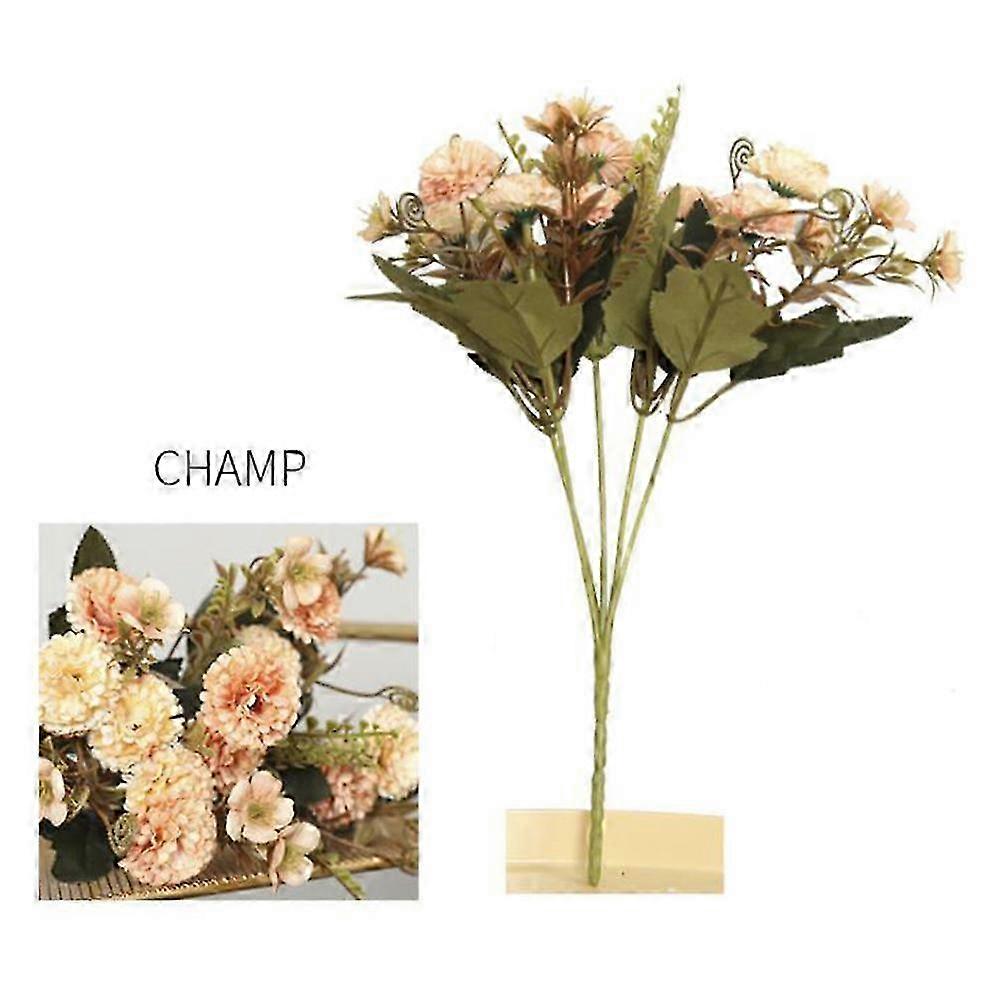 Artificial Flower Artificial Flower Long Silk Flower Bunch Five For...