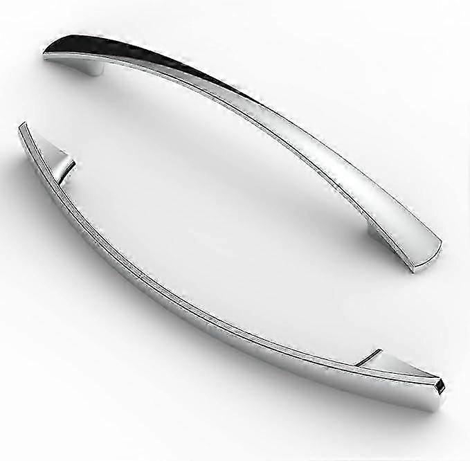Poignées 10 pièces, espacement des trous de 128 mm, poignées de meubles, poignées d’armoire, poignées de cuisine, poignées, poignées de tiroir de meubles, chrome