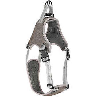 Reflective Anti-Lost Outdoor Dog Vest Harness for Large and Medium Dogs (Coffee Color, XL)