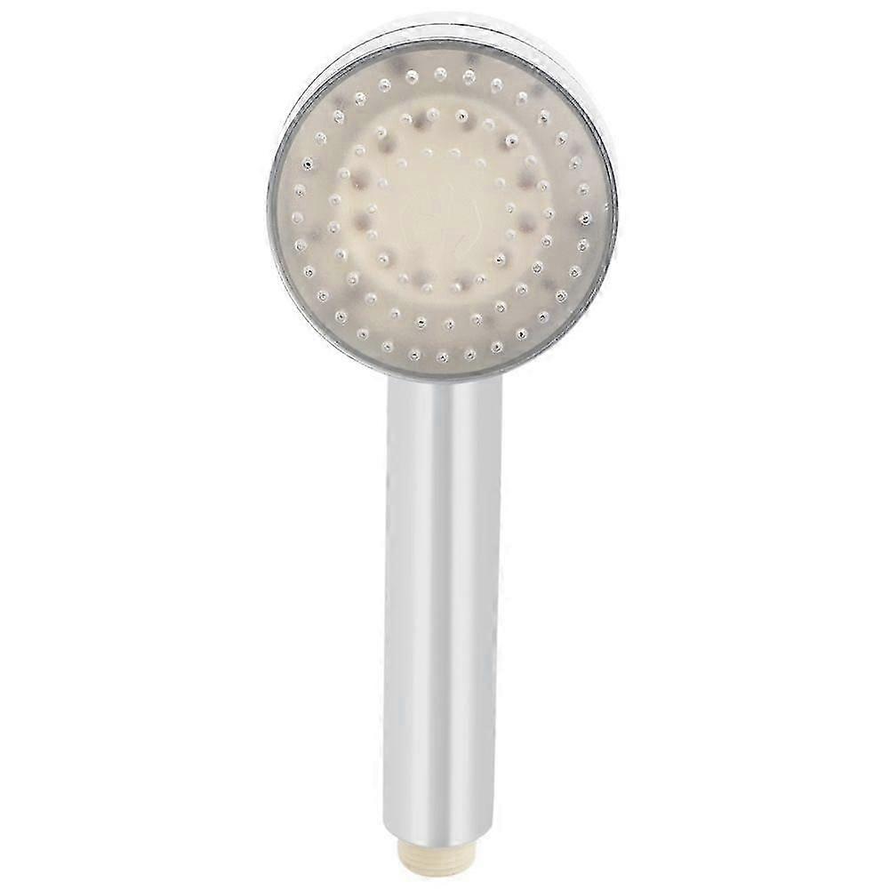 LED Handheld  Color Temperature Display Shower Spray Head Bathroom G1/2"