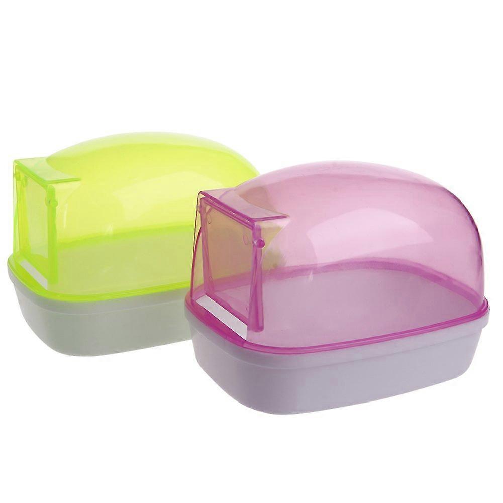 Hamster Sand Bath Sand Container Bath Tub For Small Pets Hedgehog And Squirrel Compatible