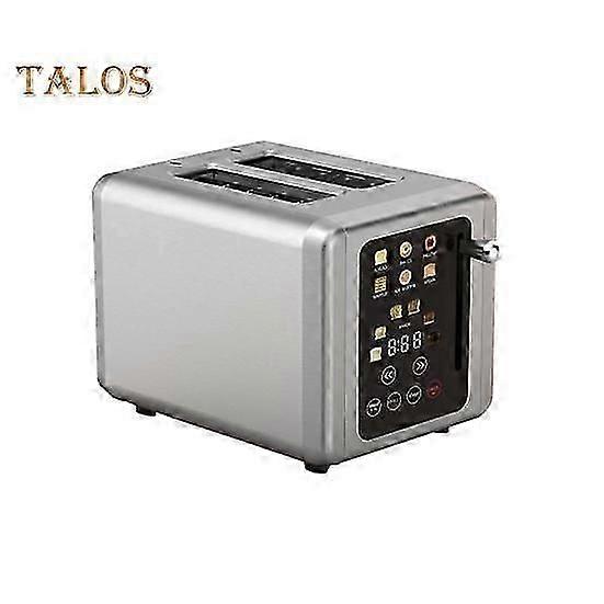 Bread Machine 6 Shade Settings Easy to Clean Digital Timer Toaster with Sound Function Smart Extra Wide Slots Toaster