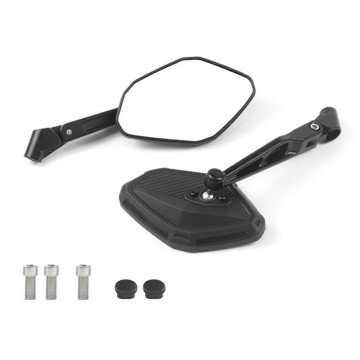Handlebar End Mirror for HJ125 Silver Leopard GS125 Adjustable Motorcycle Bar End Side Rearview Mirrors