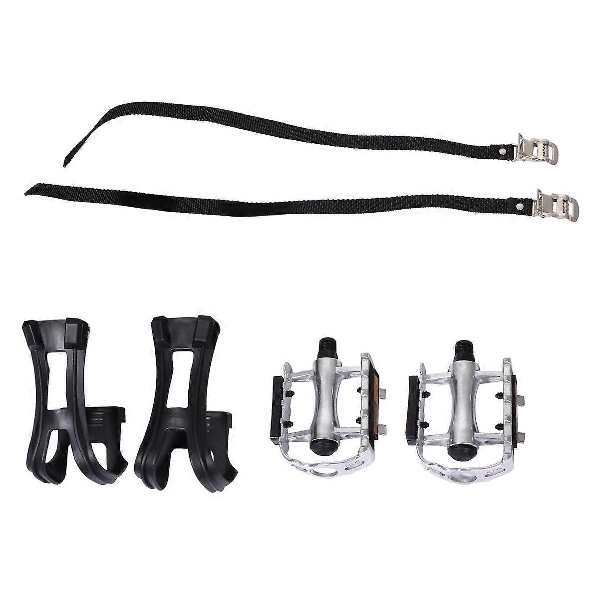 Pedals Mountain Bike Accessories Non Slip Surface Aluminium Alloy Durable Surface 13x11 Cm 4Pcs