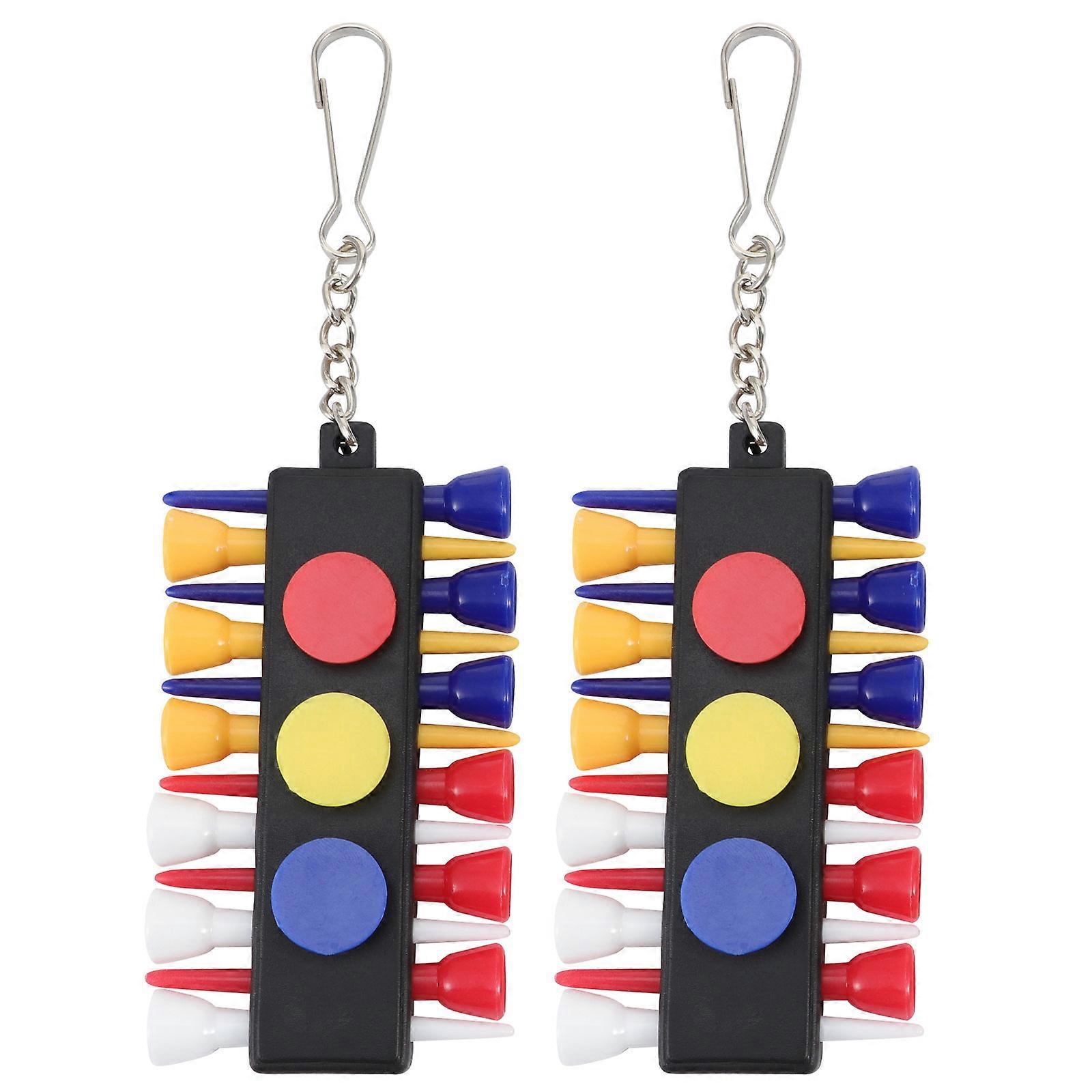 2 Sets Creative Luxury Present Portable Tee Holder