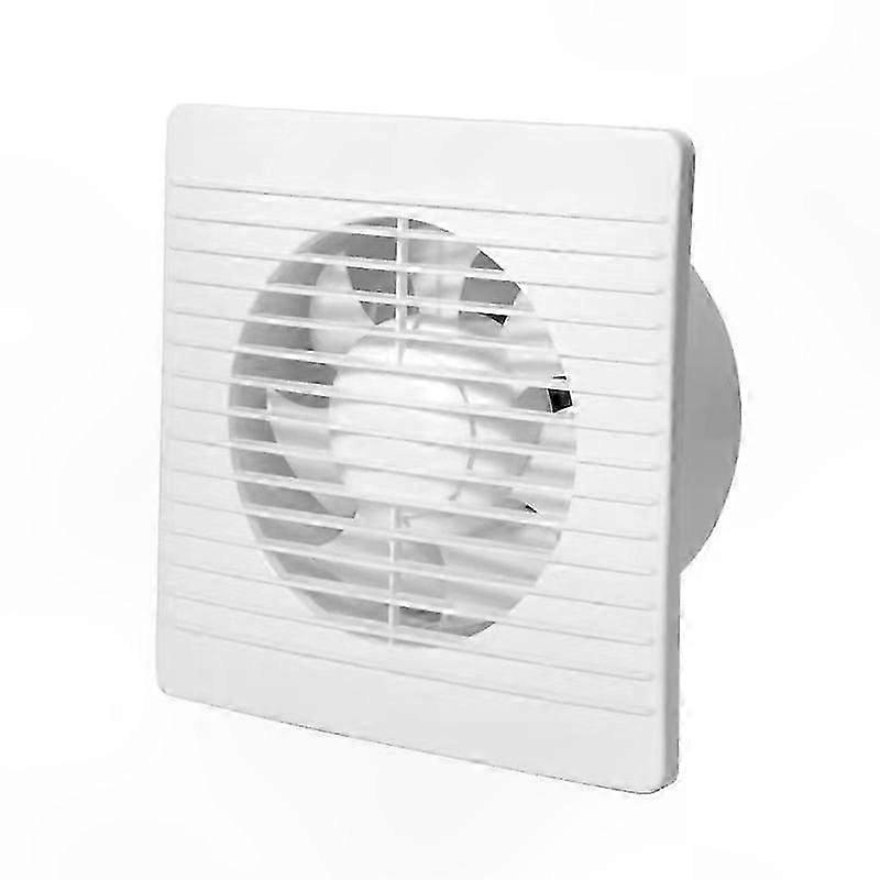 Wall-Mounted Exhaust Fan for Bathrooms, Quiet and Energy-Efficient with Cable Switch Control