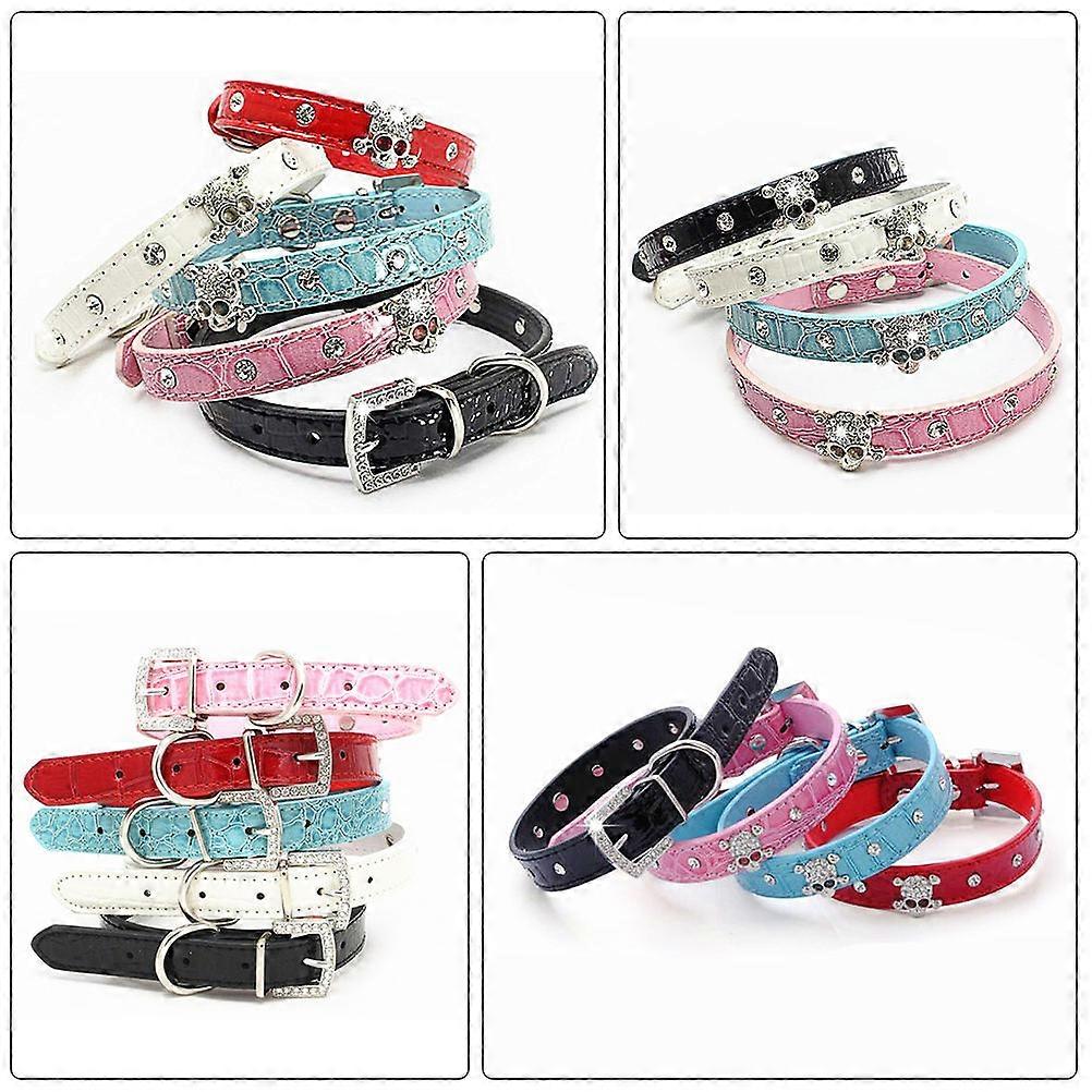 Halloween Style Pet Collar For Dogs Adjustable L: 51x2.5 CM Perfect Fit For Outdoor Costume Parties 1Set