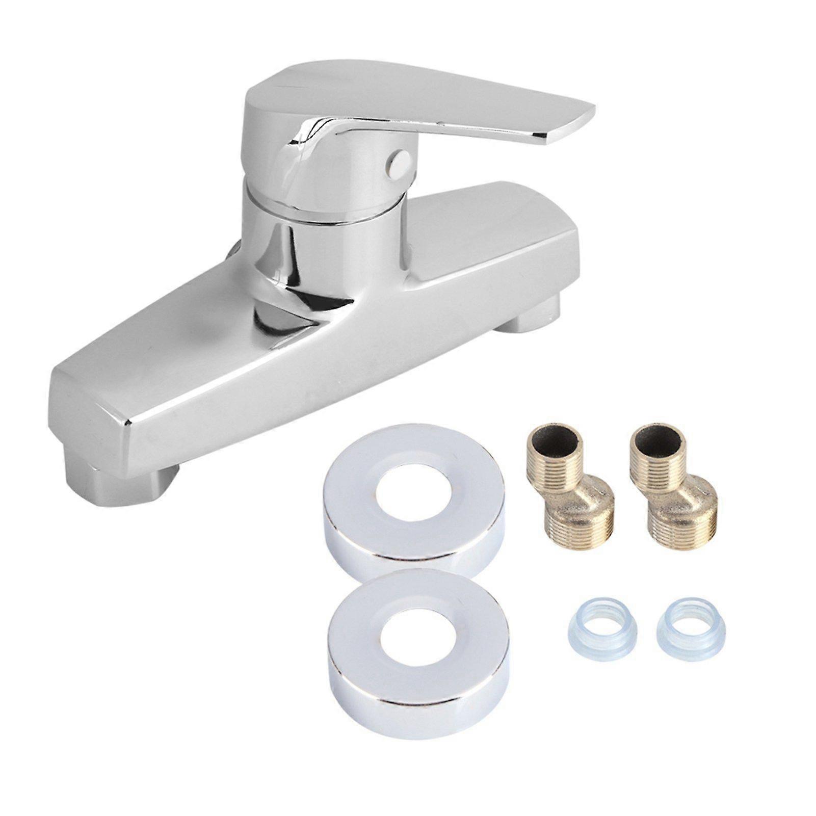 Zinc Alloy Bathroom Bathtub Single Handle Faucet Wall Mounted Bath Shower Valve Mixer Tap