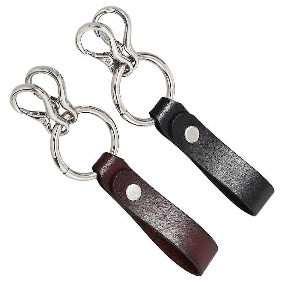 Chic Belt Key Chain for Decoration Use 8Pcs Assorted Color