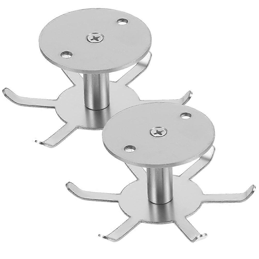 Kitchen Utensil Hanger Under Cabinet Hooks for Rotating Use 10Pcs Set