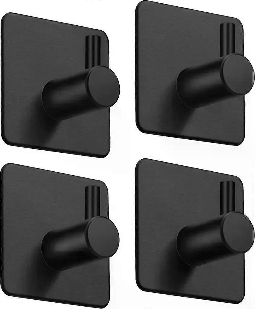 PCS Self-adhesive Towel Hooks, 304 Stainless Steel Bathrobe Hooks, Wall Hooks