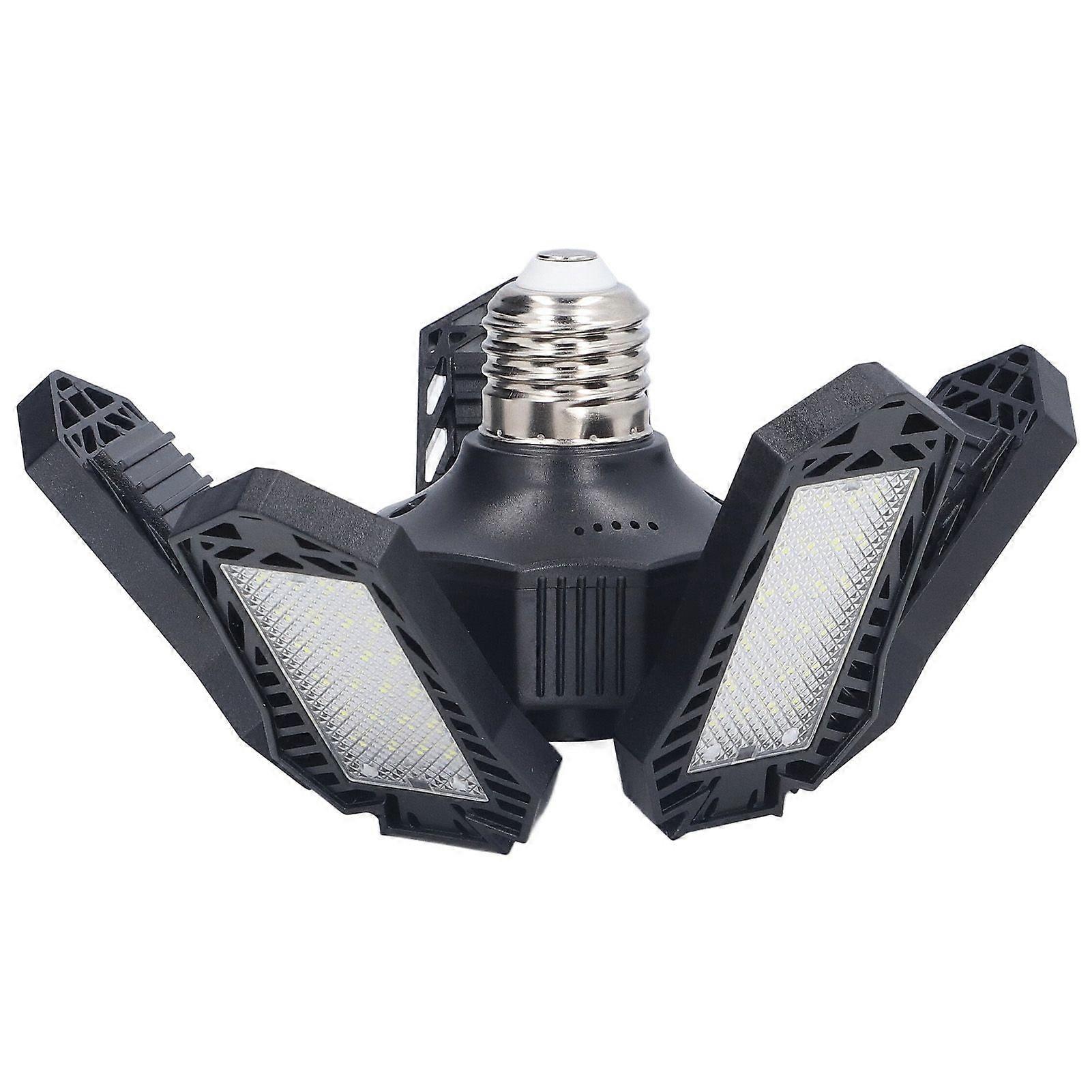 LED Garage Light Folding Garage Ceiling Light E27 20W 1500LM 5 Leaf Warehouse Workshop Light 85265V