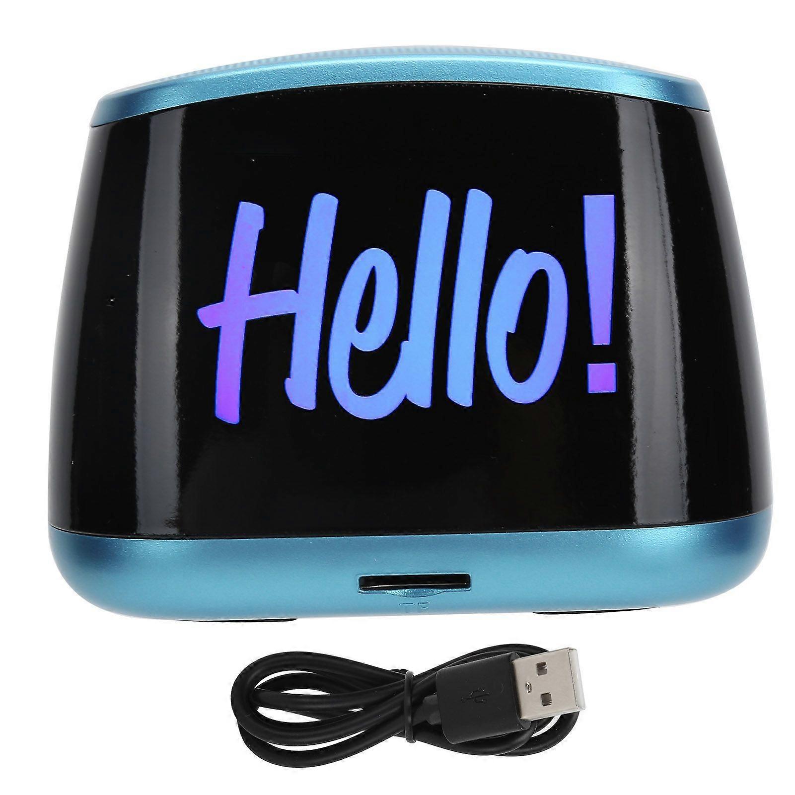 Wireless Bluetooth Speaker Portable Mini Subwoofer Speaker for Laptop Phone Tablet MusicBlue