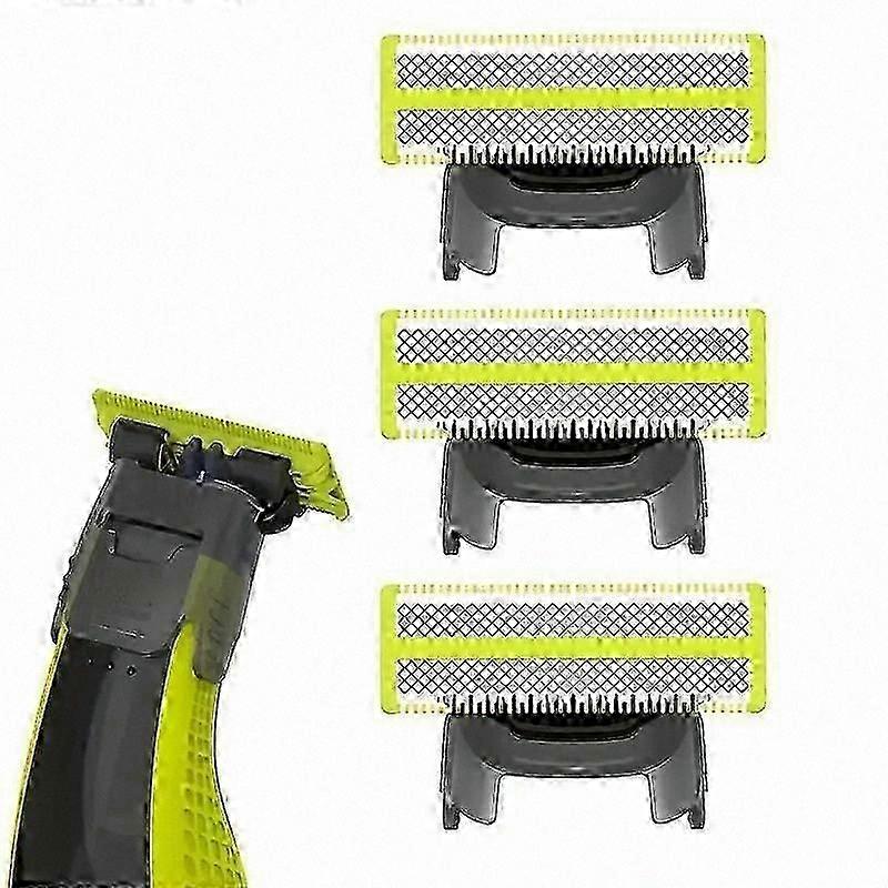 3-Pack T-Blade Replacement Razor Blades Compatible with OneBlade