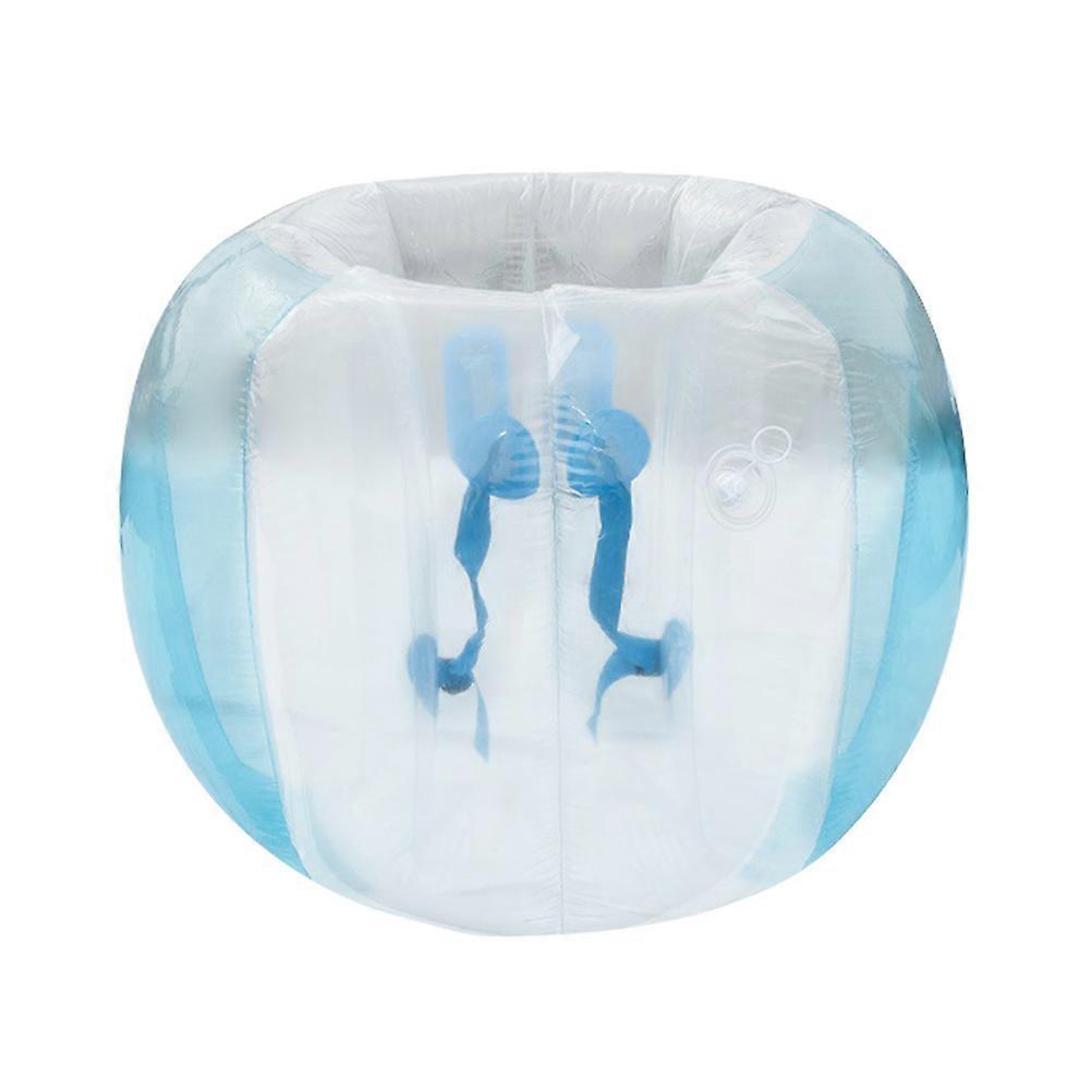 Exercise Inflatable Pvc Bumper Ball Outdoor Play for Adults Yellow Durable 1Set