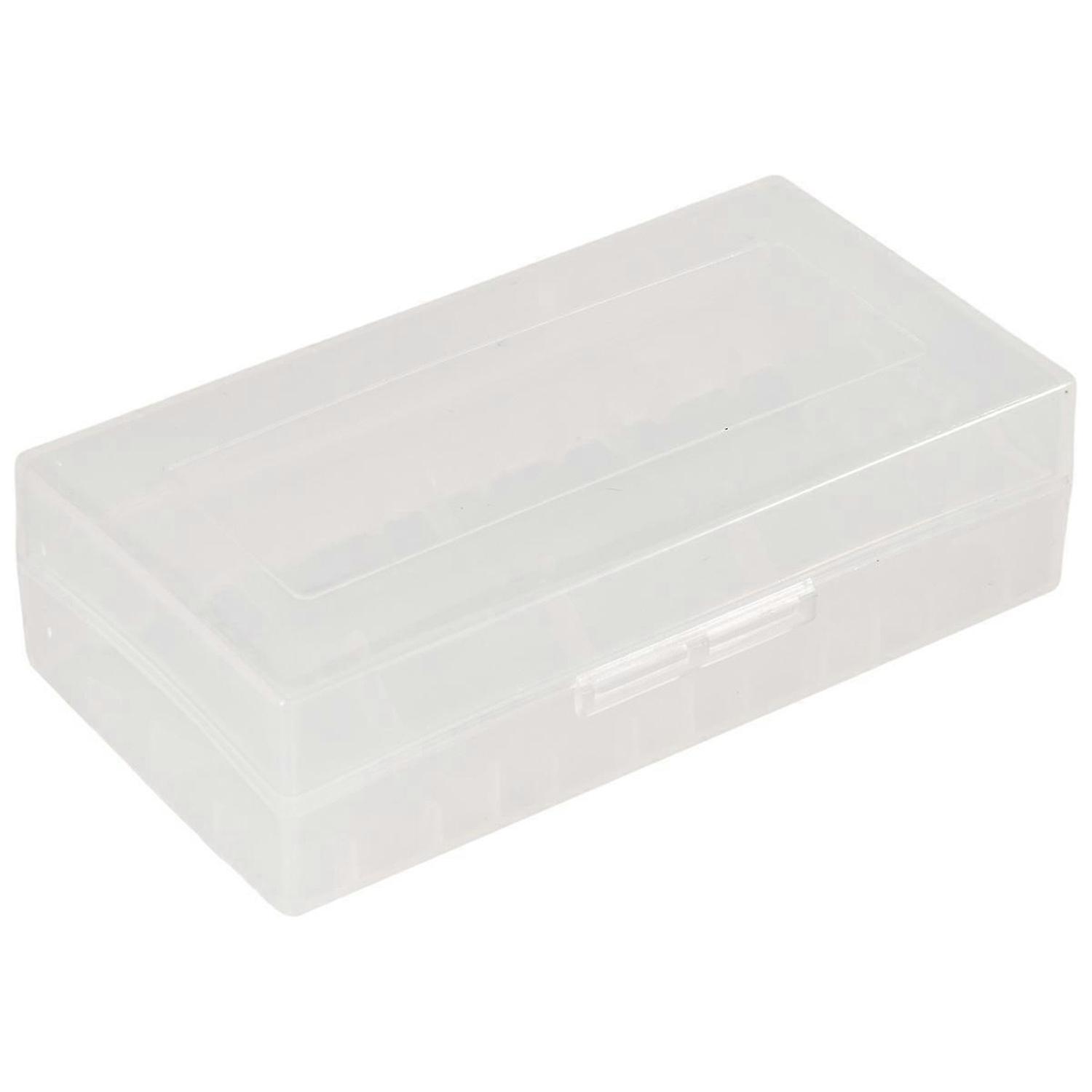 Box for 18650 battery transparent battery holder