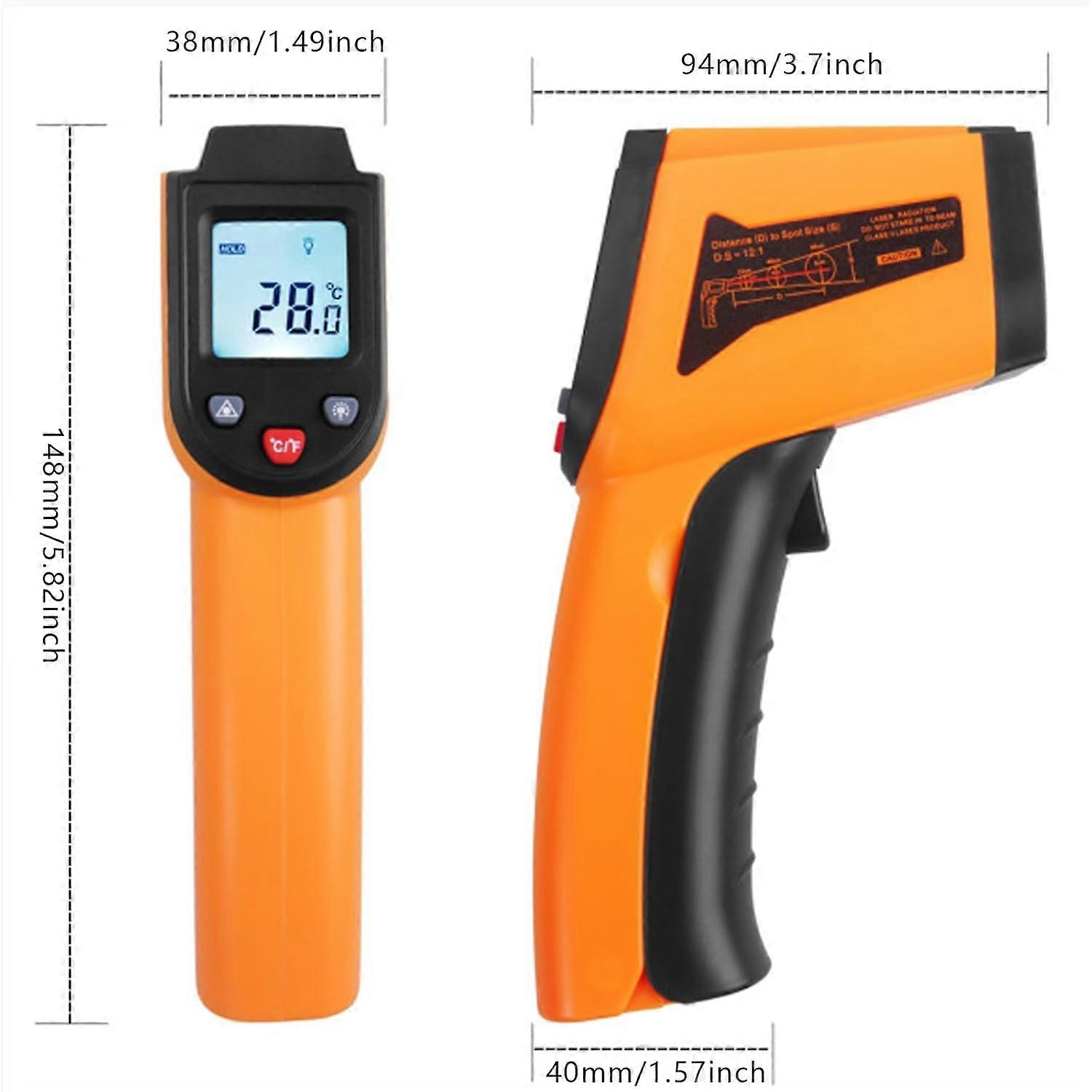 Small Thermometers Analog Not Digital Temperature Tool With Wide Range 50C To 400C For Industrial And Kitchen Use