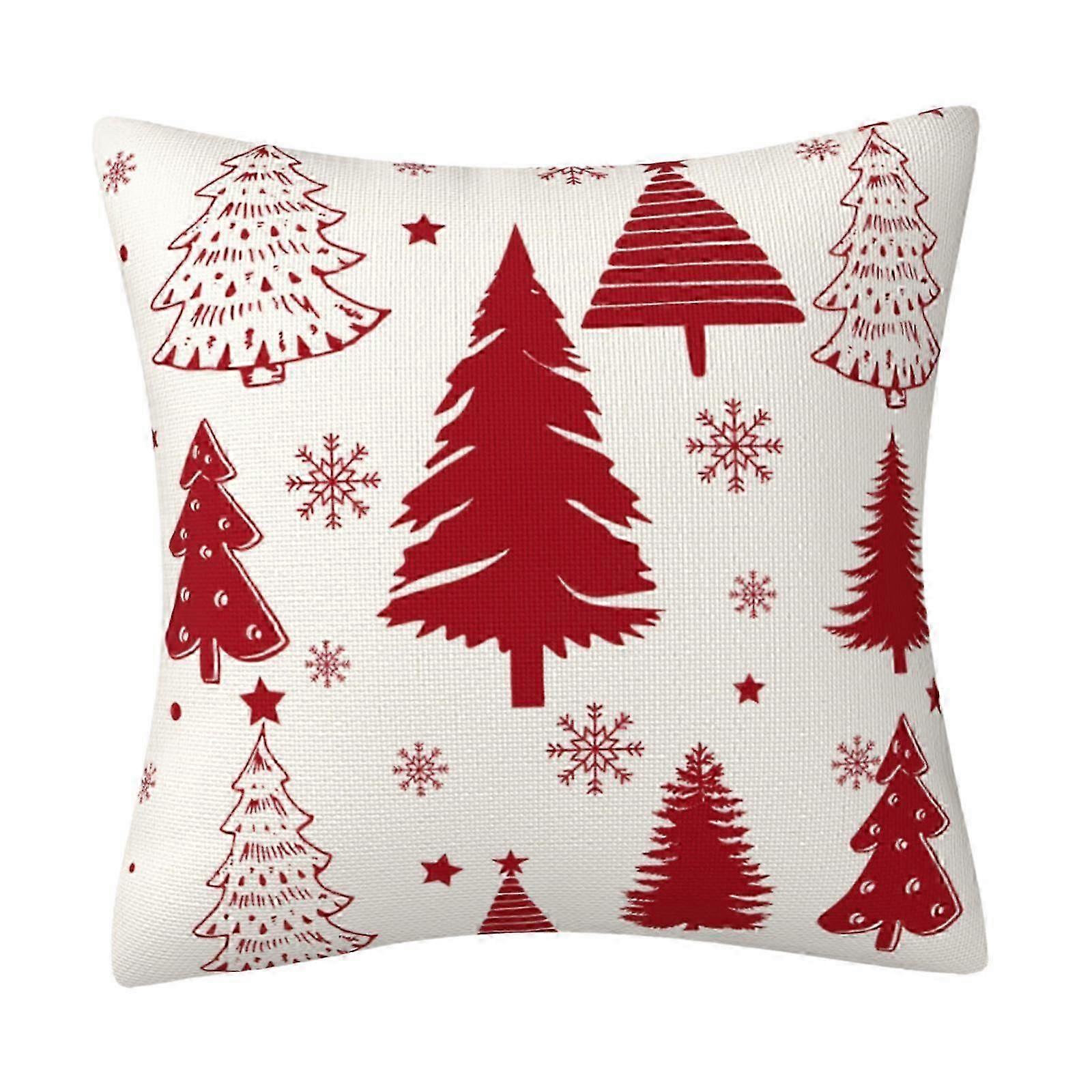 Christmas Throw Pillow Cover Minimalist Decor for Holiday Housewarming Party Christmas Tree