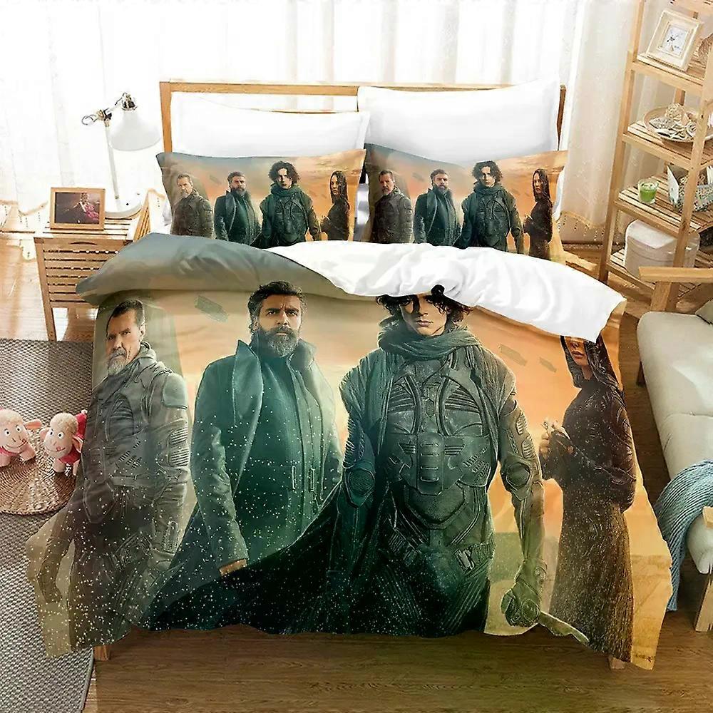 PIN1715 3D-tryck Dune Sängkläder Set Påslakan Påslakan Påslakan Örngott Täcke King Queen Size Pojkar Vuxen Sängkläder