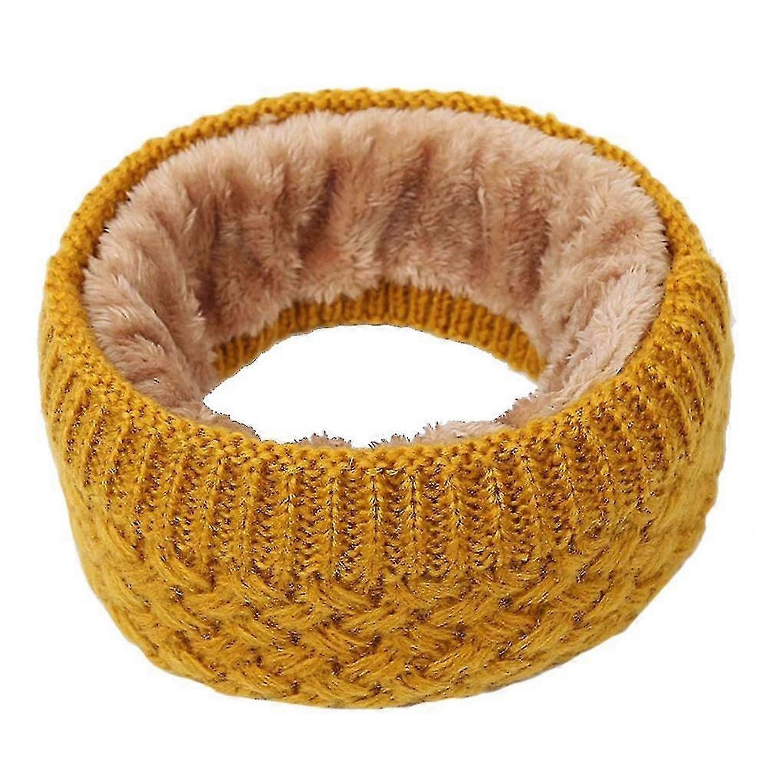 Iarnă Bărbați Femei Solid Color O Ring Collar Eșarfă
